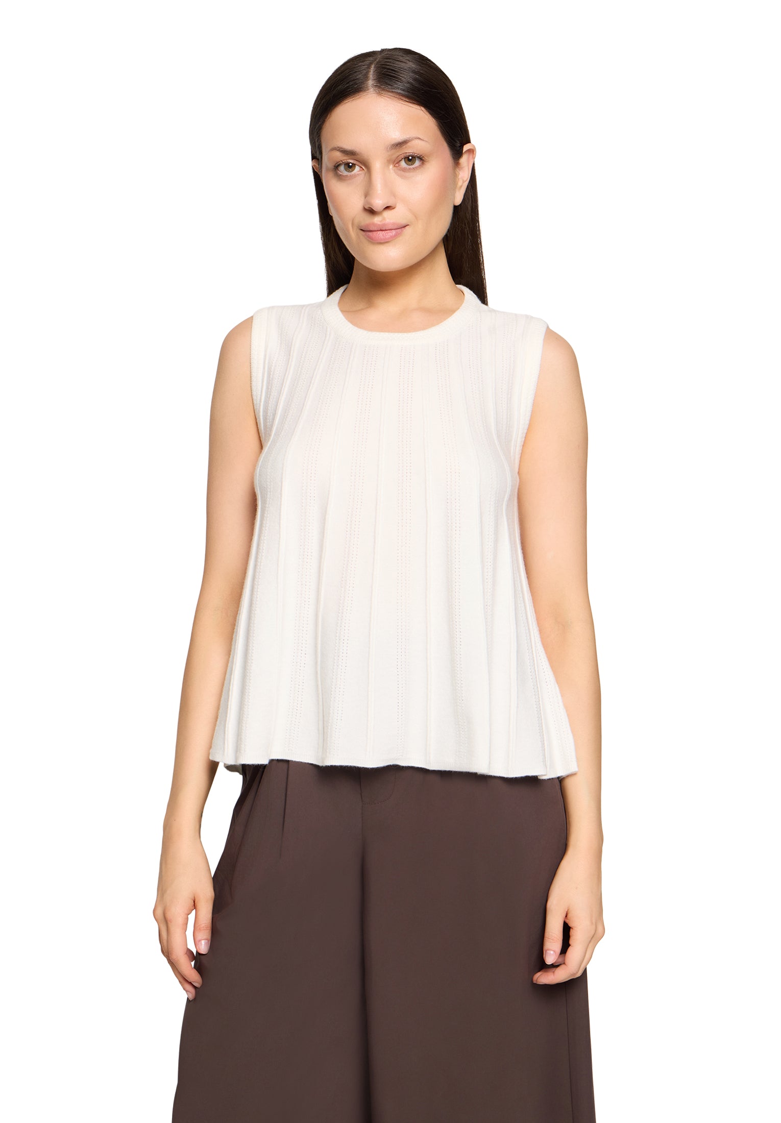 Cartoon Damen Pullover Offwhite