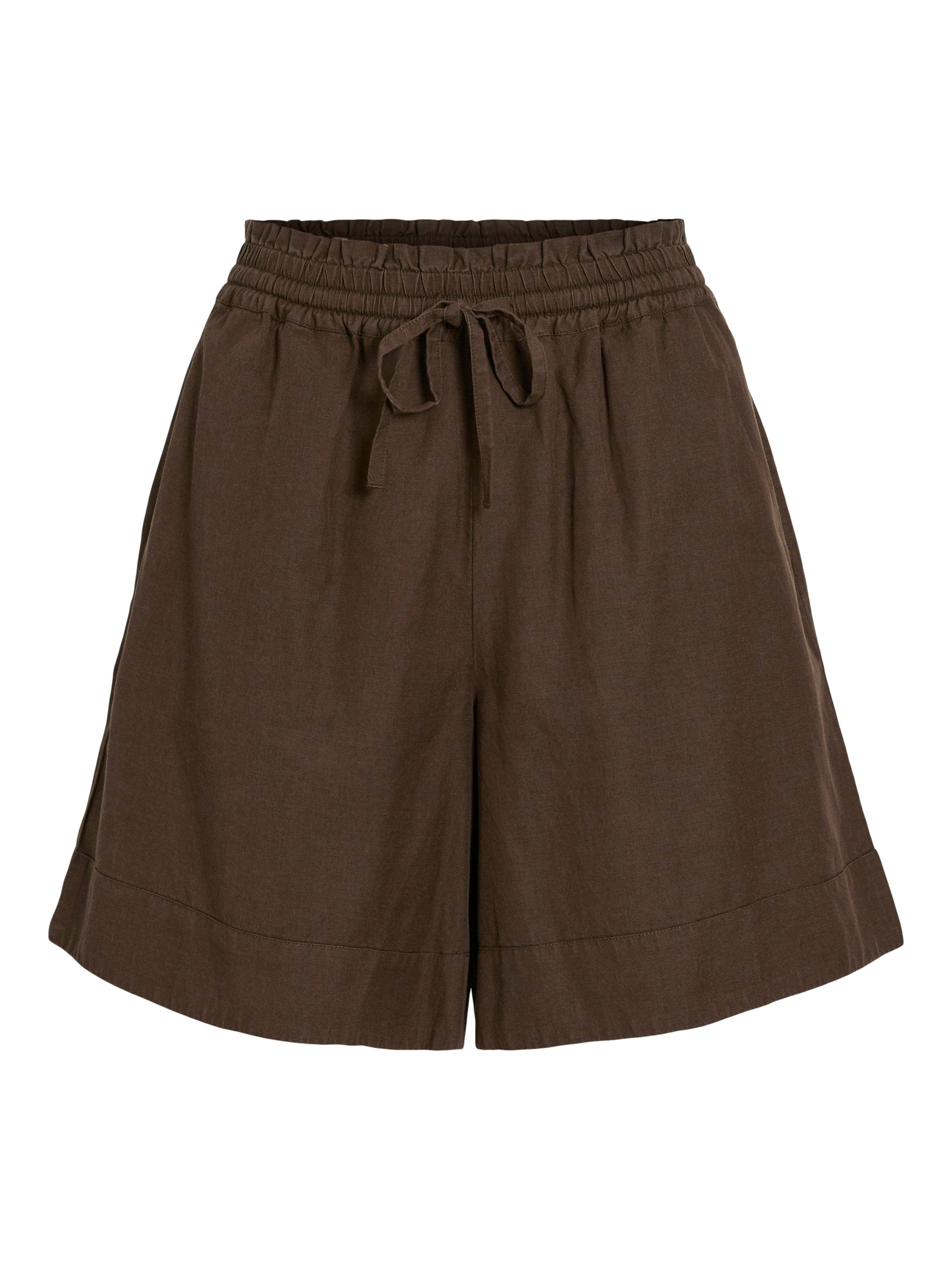 Vila Damen Shorts Slate Black