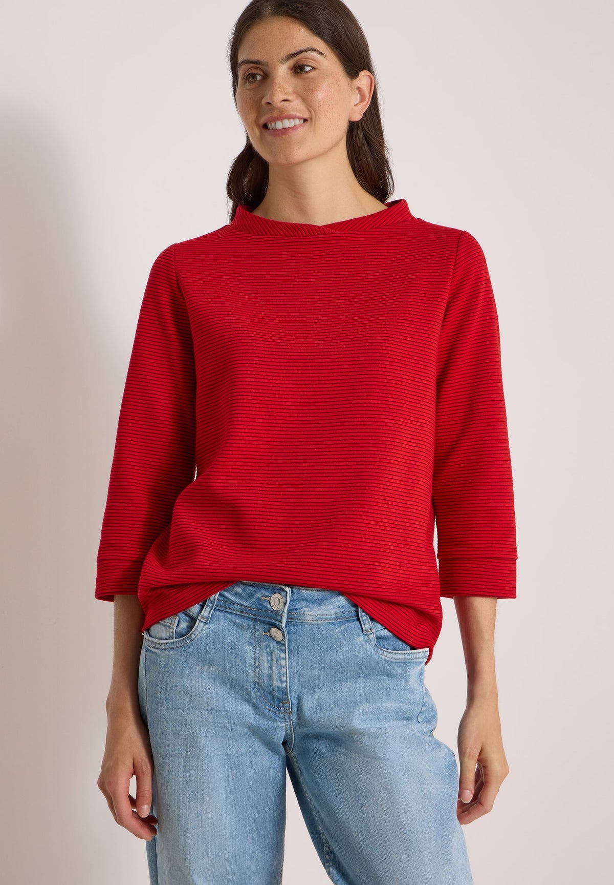 Cecil Damen T-Shirts  Flame Red
