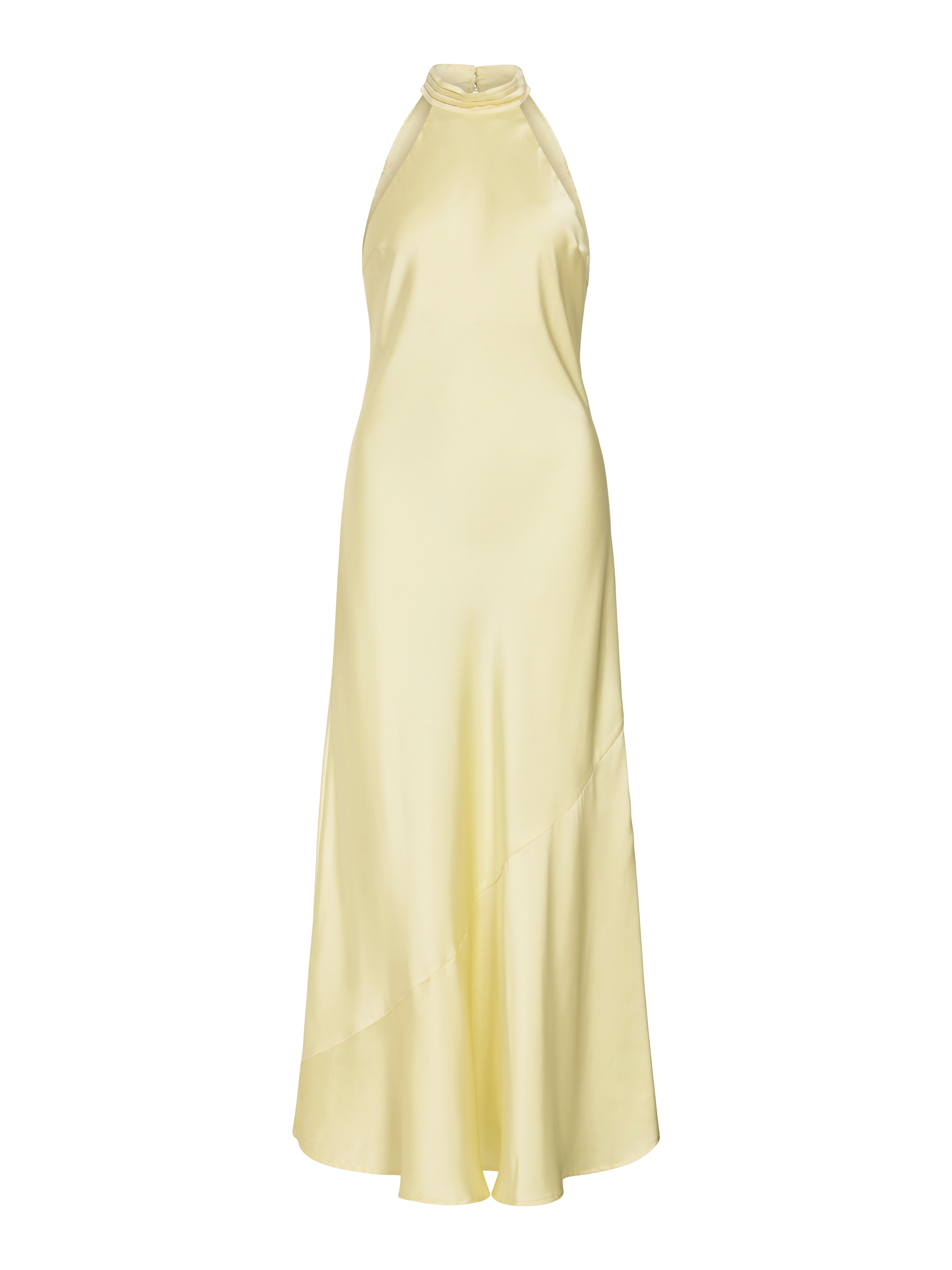 Vila Damen Kleider Pastel Yellow
