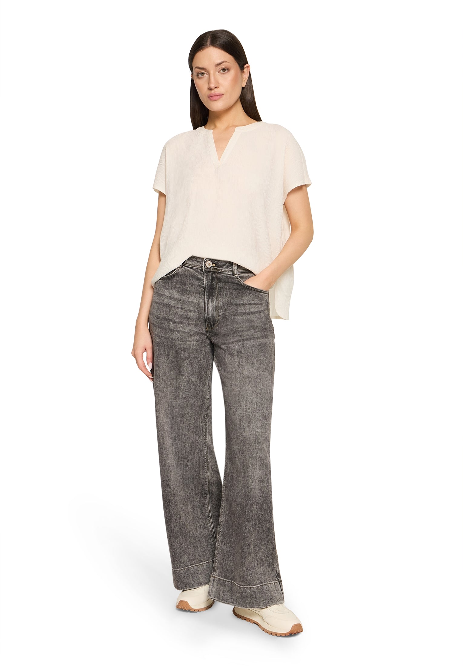 Betty & Co Damen Blusen Arctic Wolf