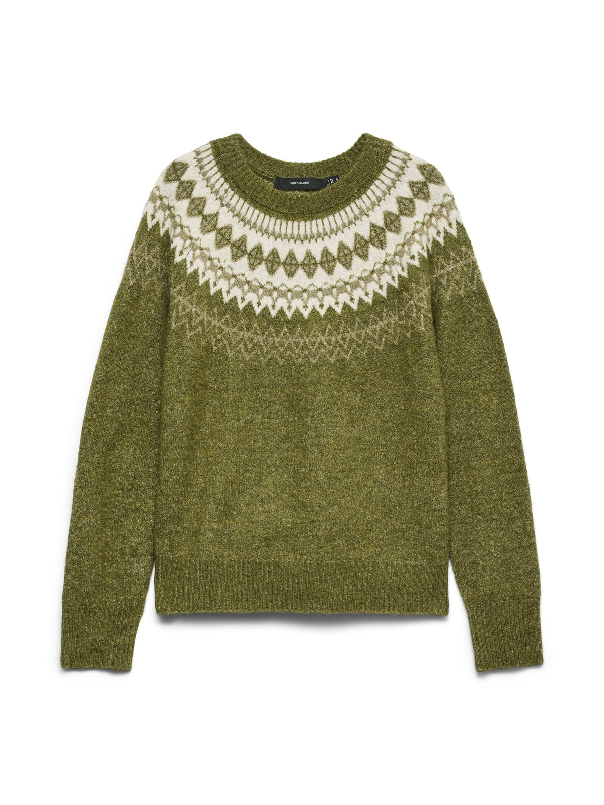Vero Moda Damen Pullover Sphagnum/Birch/