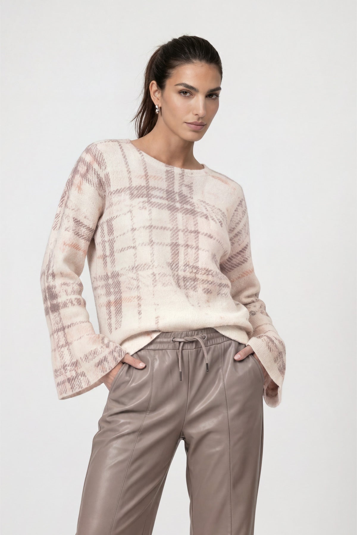 Monari Damen Pullover  Pearly Gemu