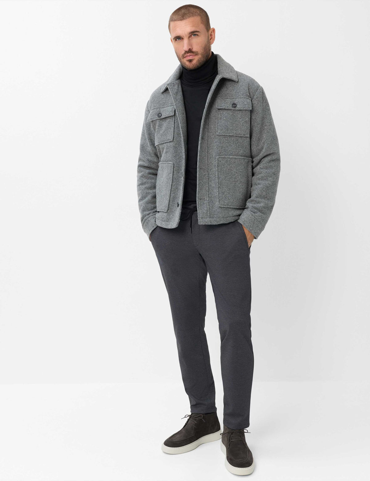 Brax Herren Hosen  Black