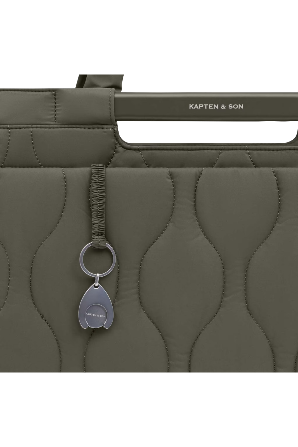 Kapten & Son Handtasche Quilted Khaki