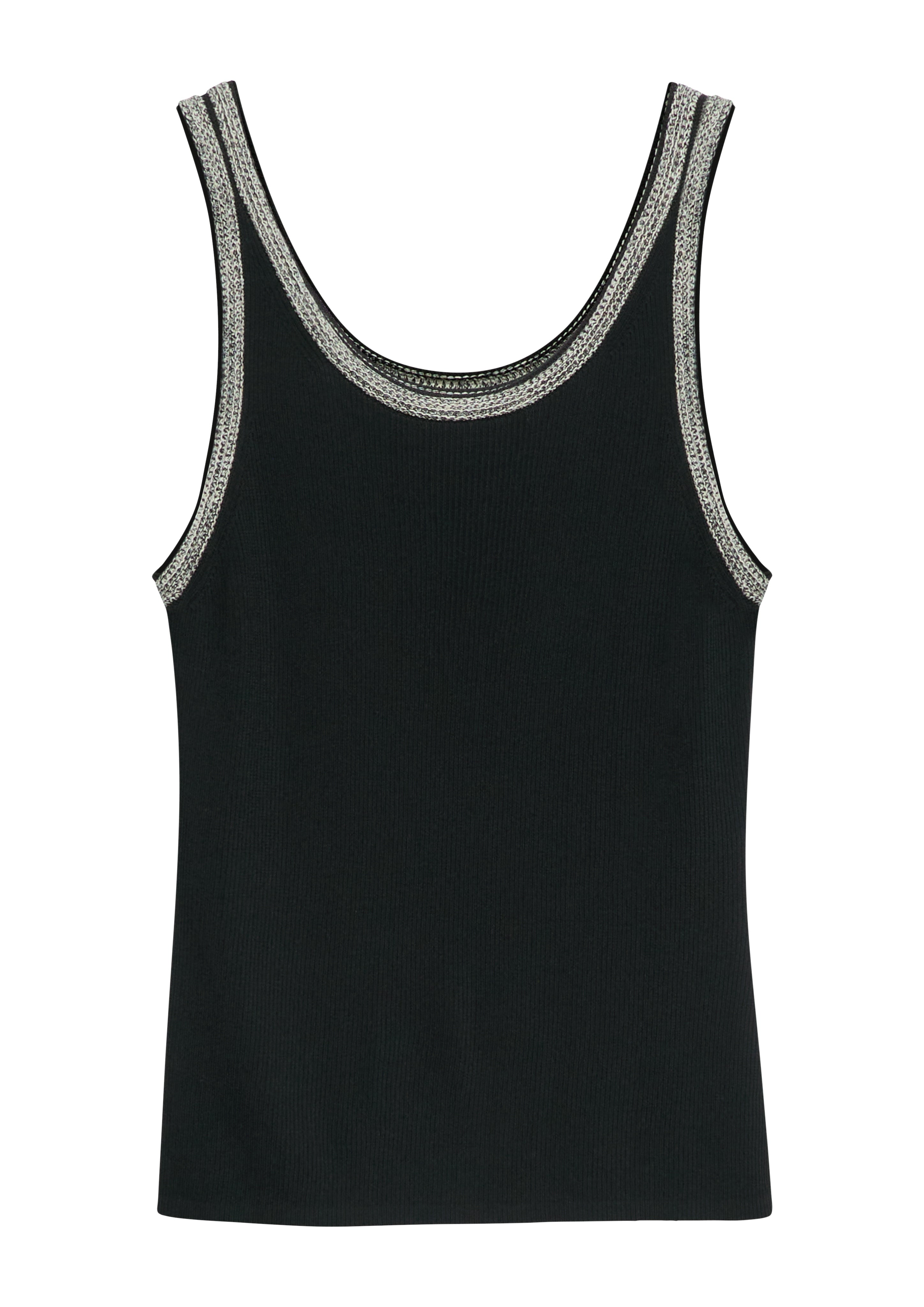 Comma Damen Pullover Grey/Black