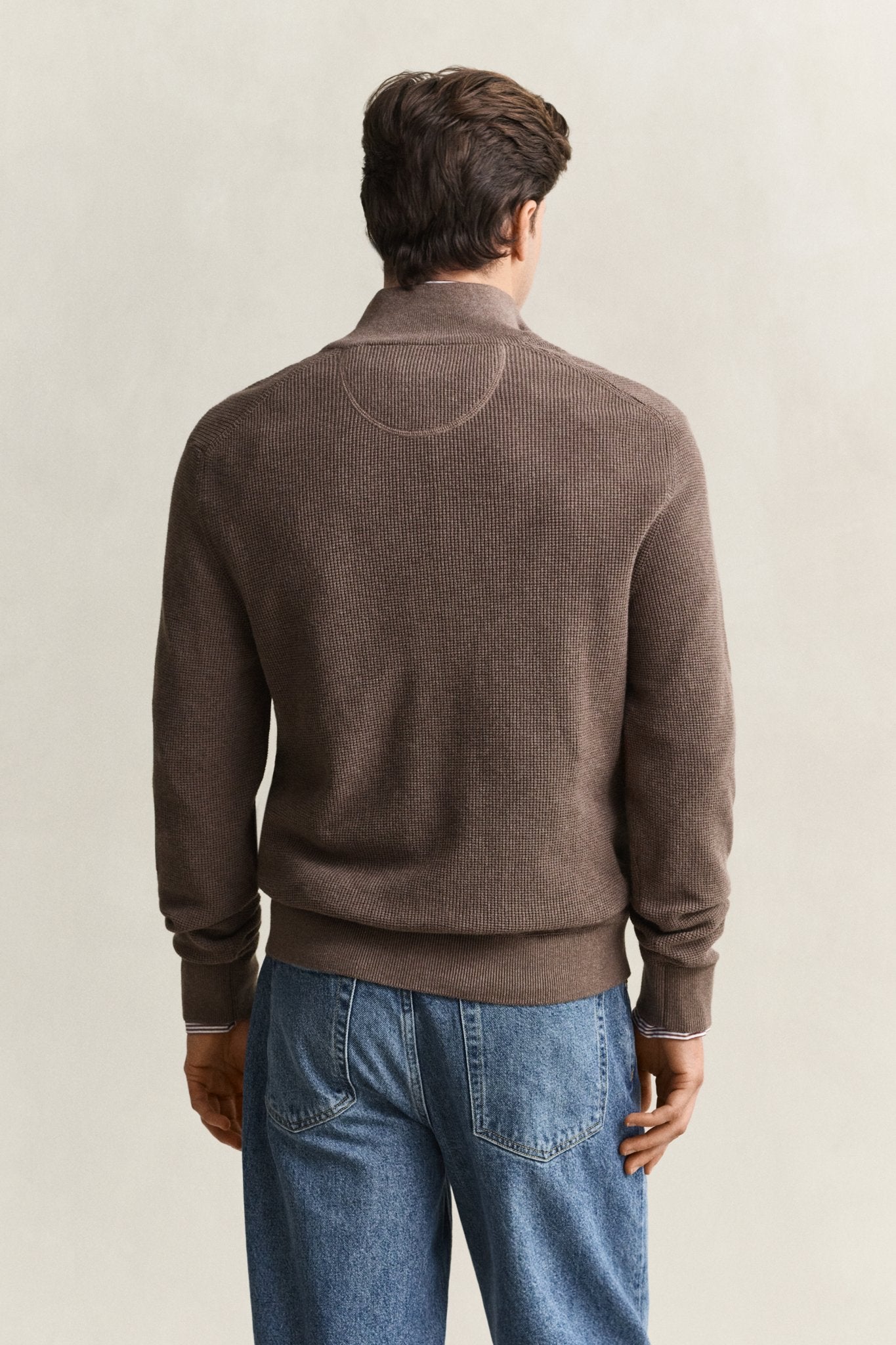 Gant Herren Pullover  Dark Hazeln