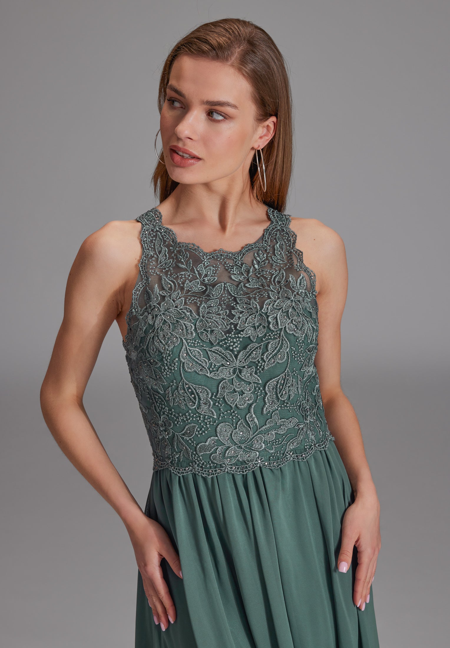 Swing Damen Kleider  Deep Slate