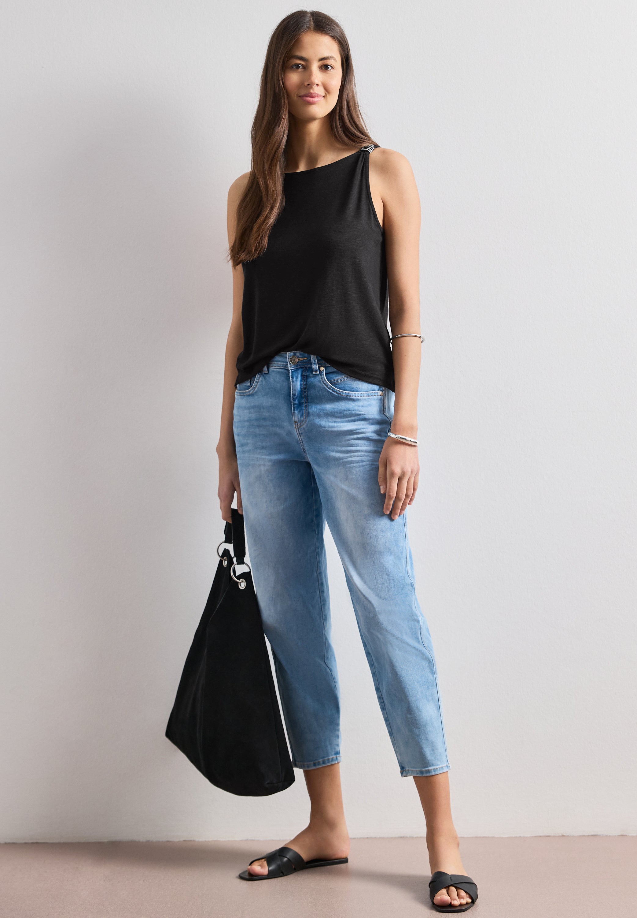 Street One Damen T-Shirts  Black
