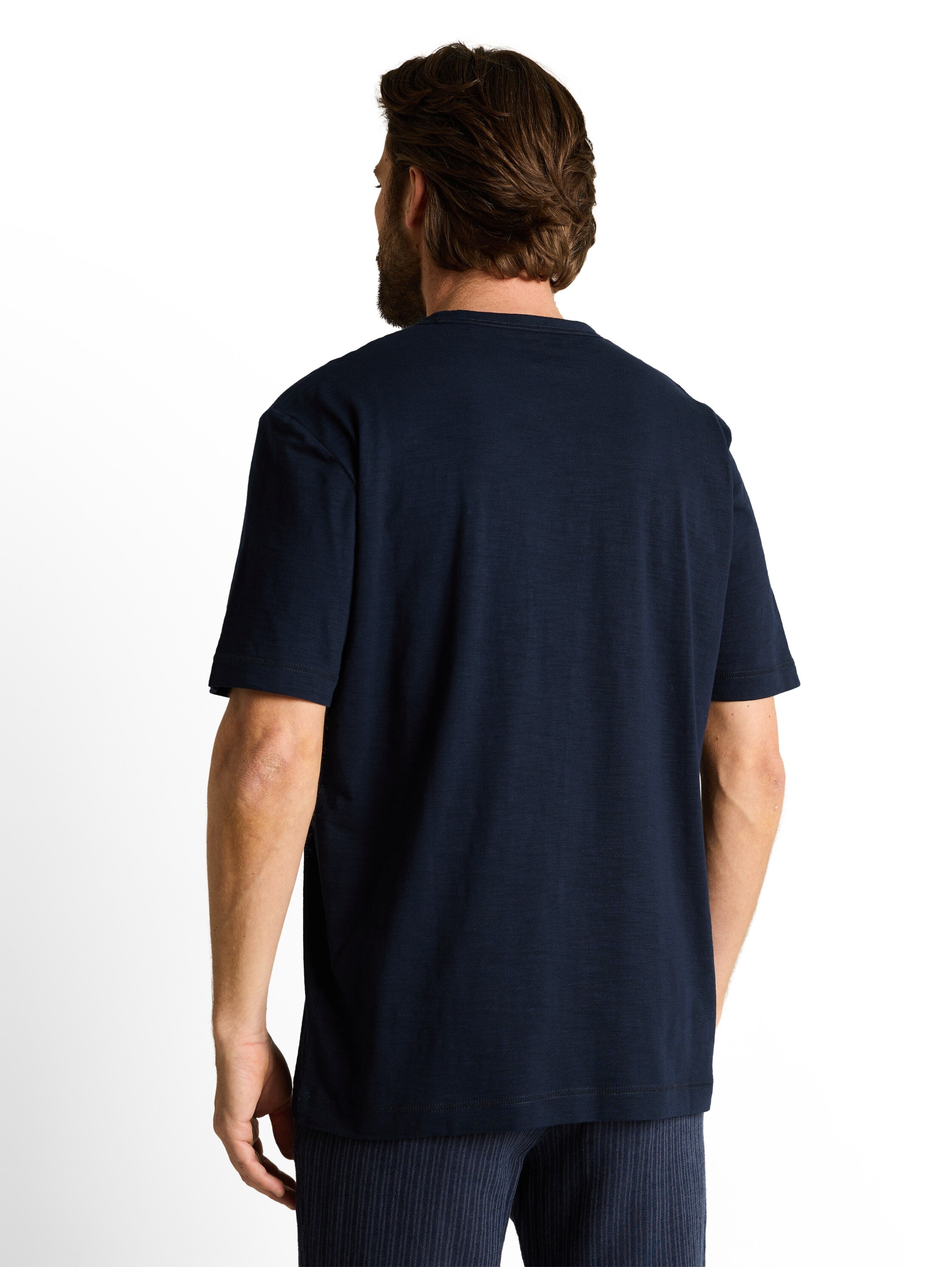 Tom Tailor Herren T-Shirts kurz Sky Captain Blu