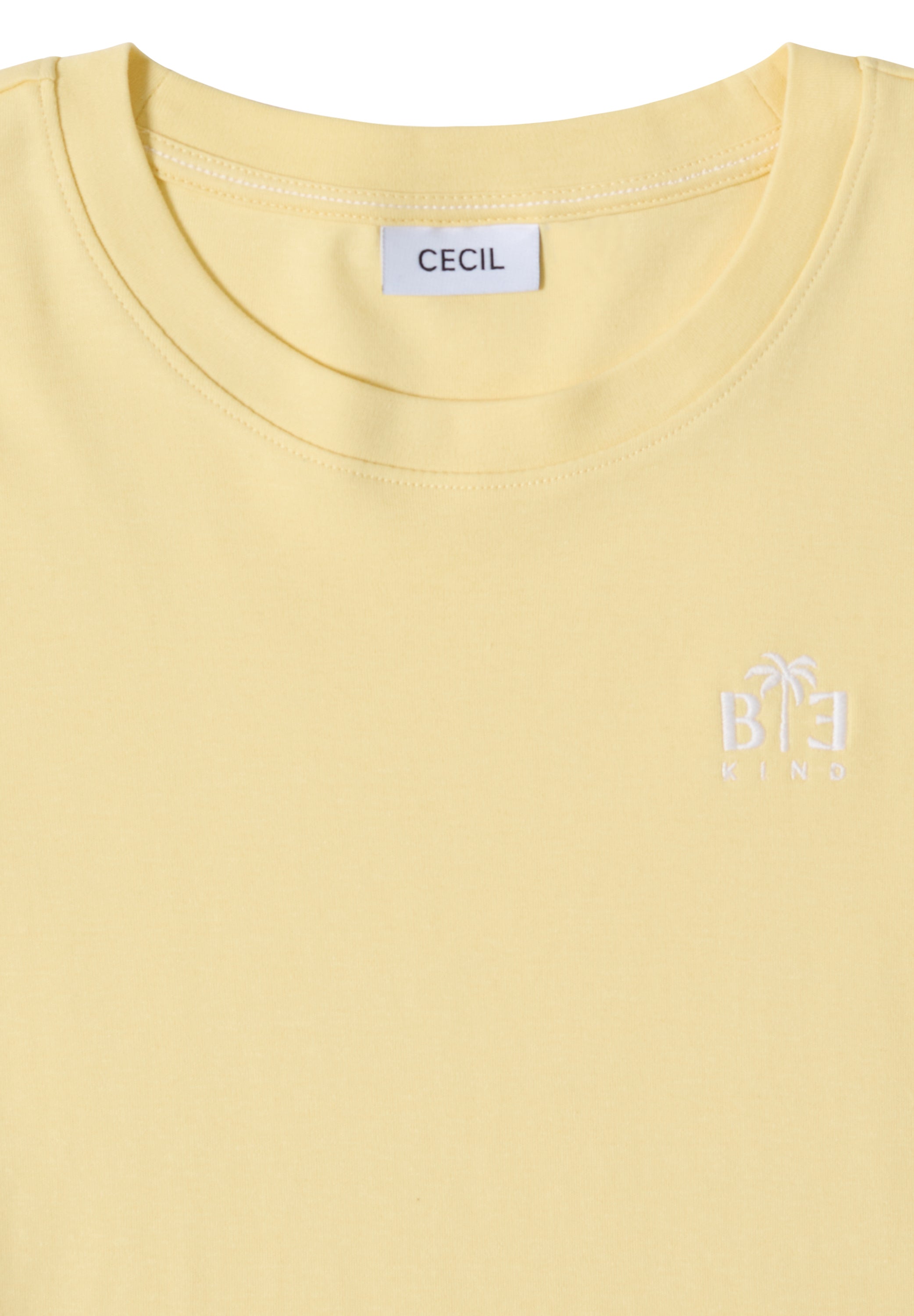 Cecil Damen T-Shirts  Buttermil