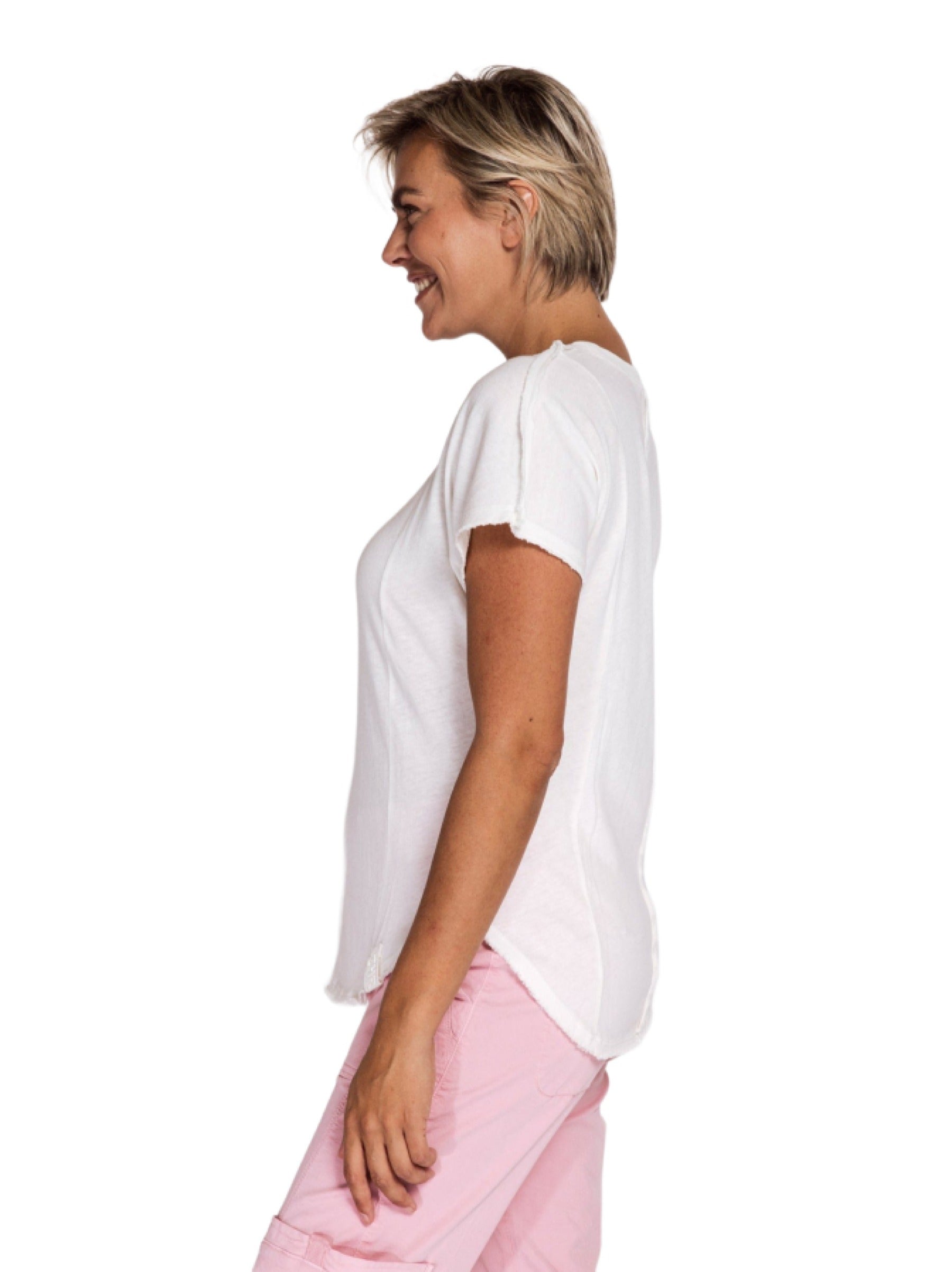 Zhrill Damen T-Shirts  White