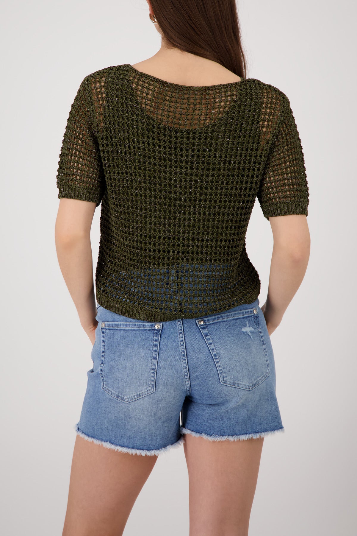 Monari Damen Pullover  Olive