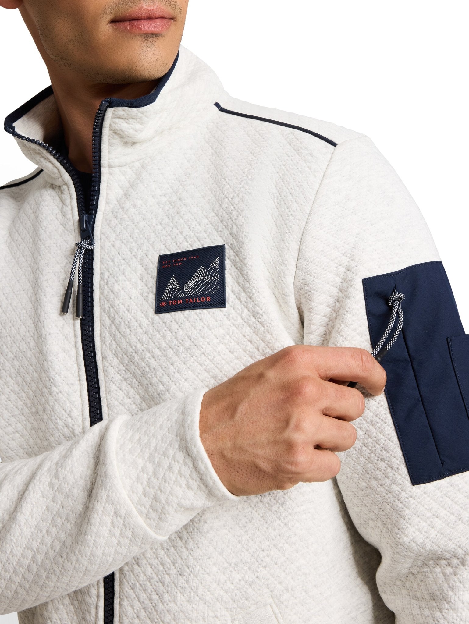 Tom Tailor Herren Sweatshirts Soft Buttercrea