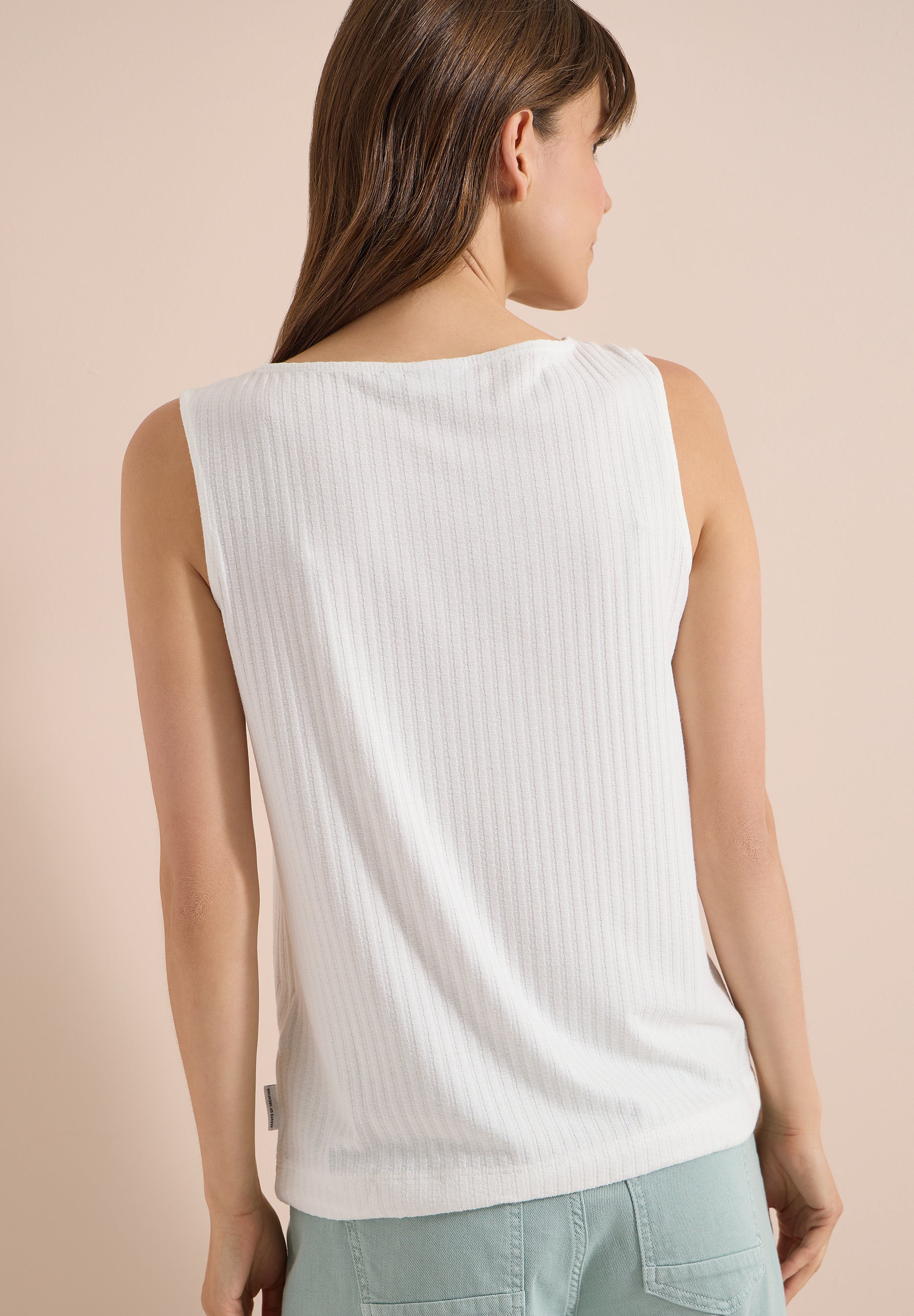 Cecil Damen T-Shirts  Vanilla W