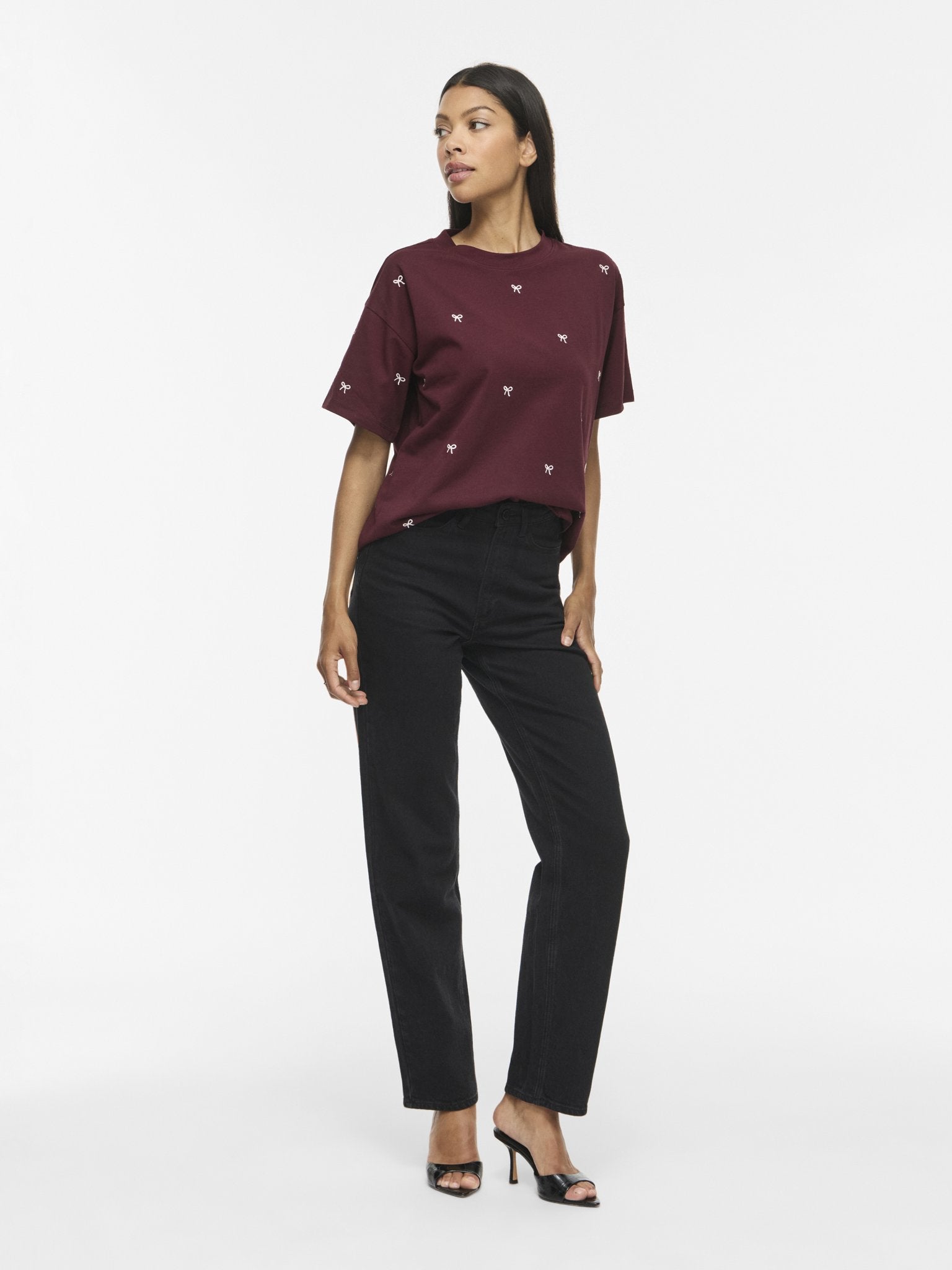 Vila Damen T-Shirts Port Royale/W.