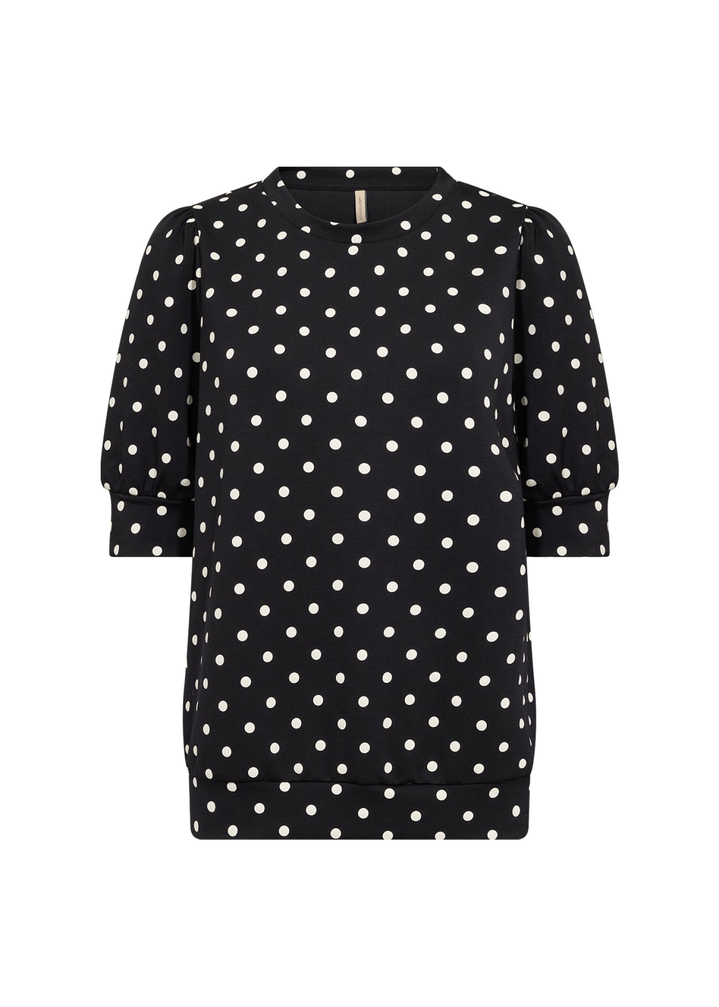 Soya Concept Damen Blusen kurz Black Combi