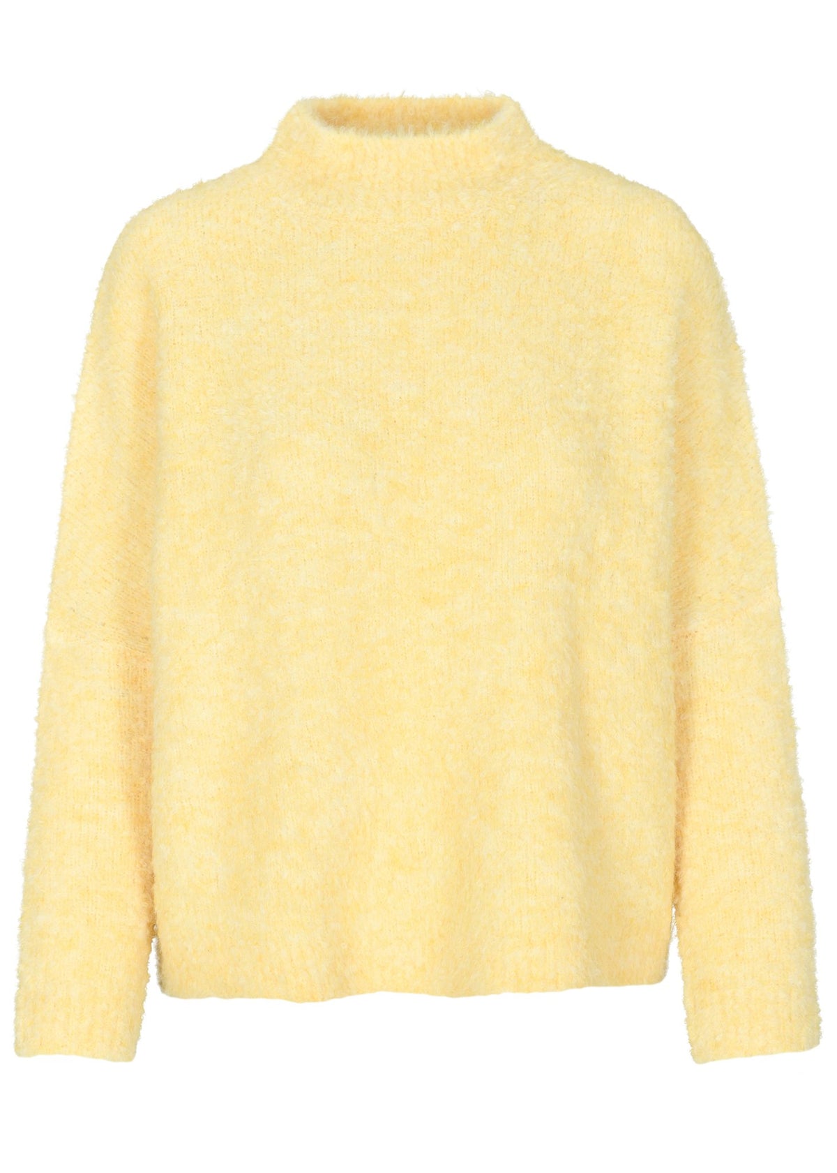Fashion People Damen Pullover Cozy Yellow Mel