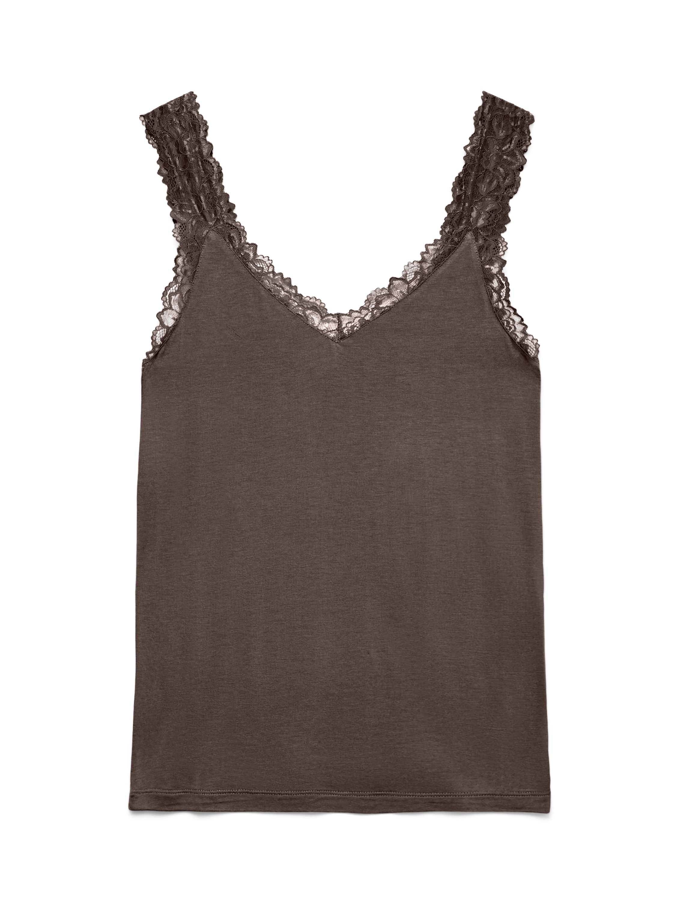 Vero Moda Damen T-Shirts Chocolate Marti