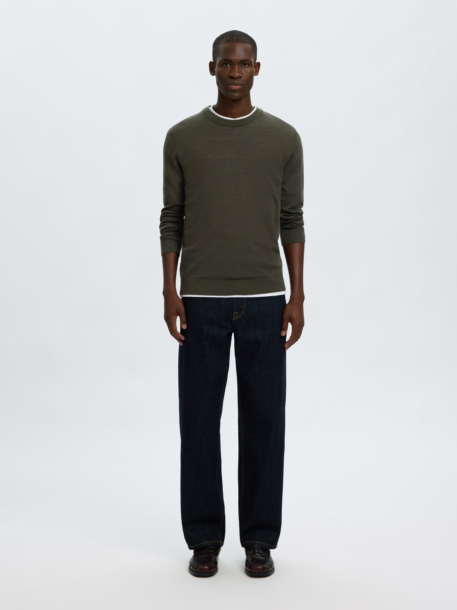 Selected homme Herren Pullover Forest N