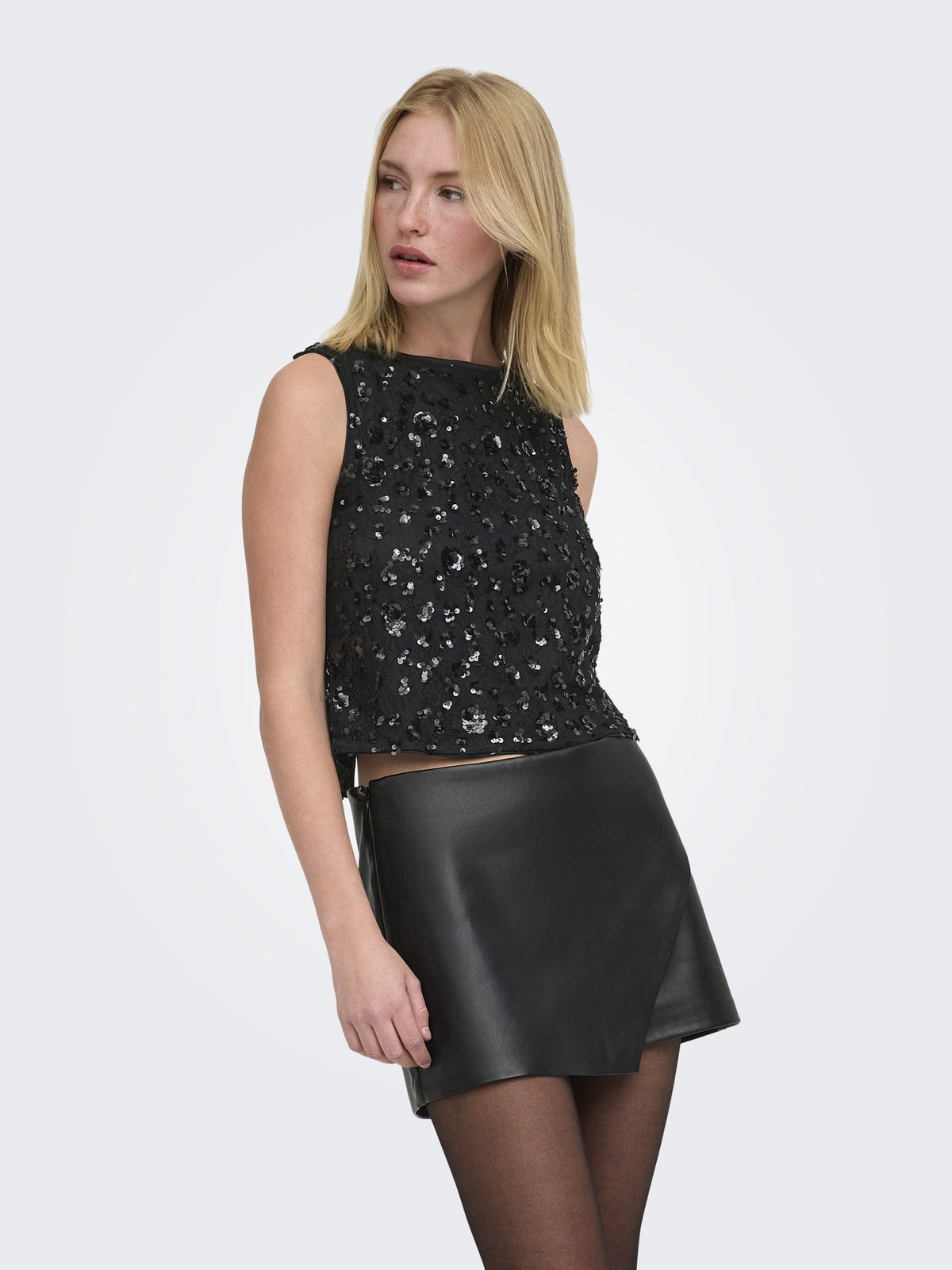 Only Damen Tops Black/Black Seq