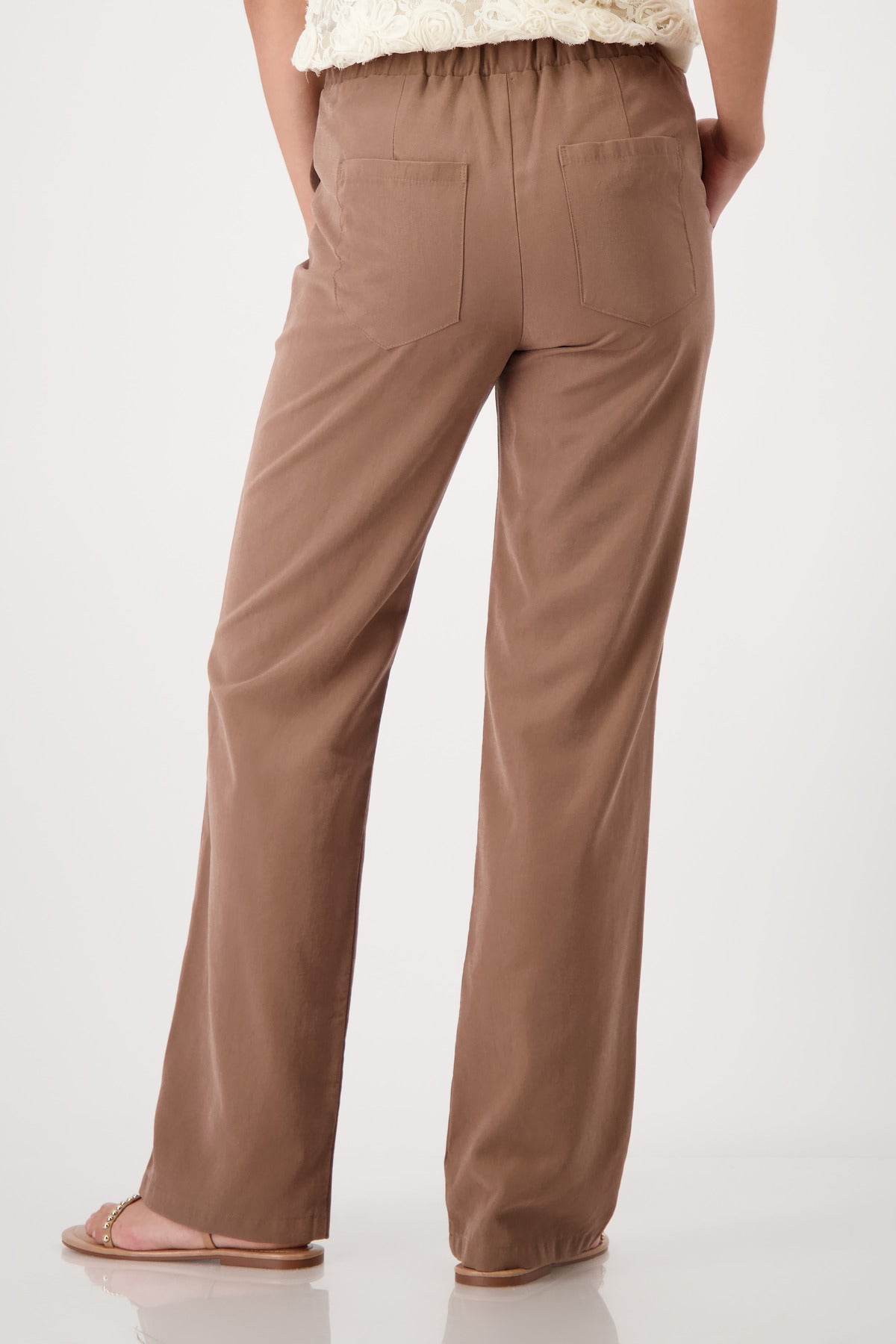 Monari Damen Hosen  Mocca