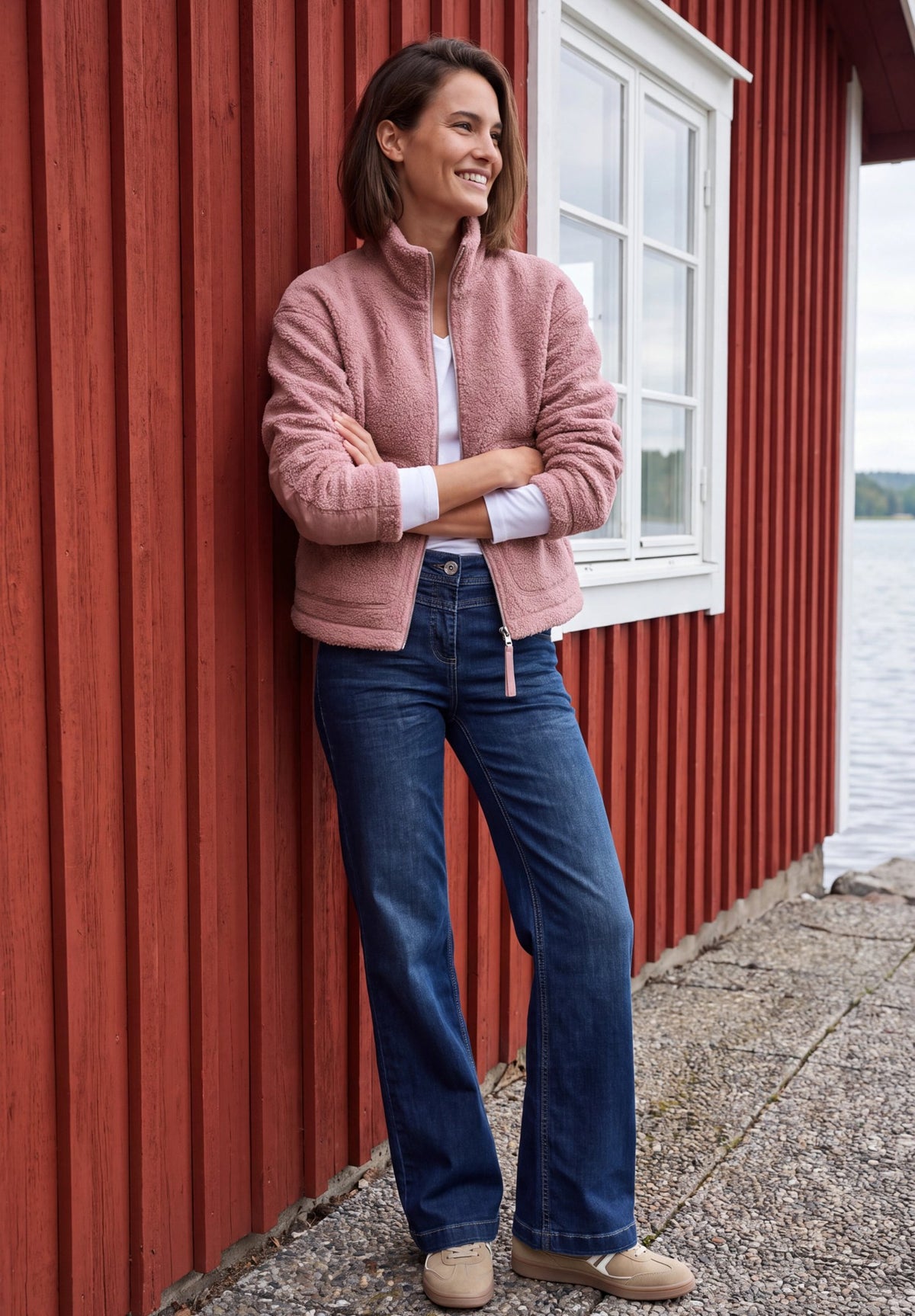 Cecil Damen Strickjacken Velvet Ro