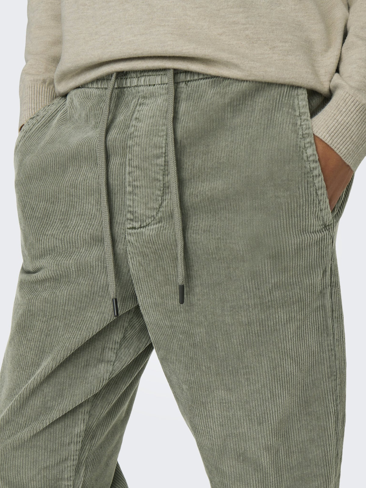 Only & Sons Herren Hosen Castor Gray