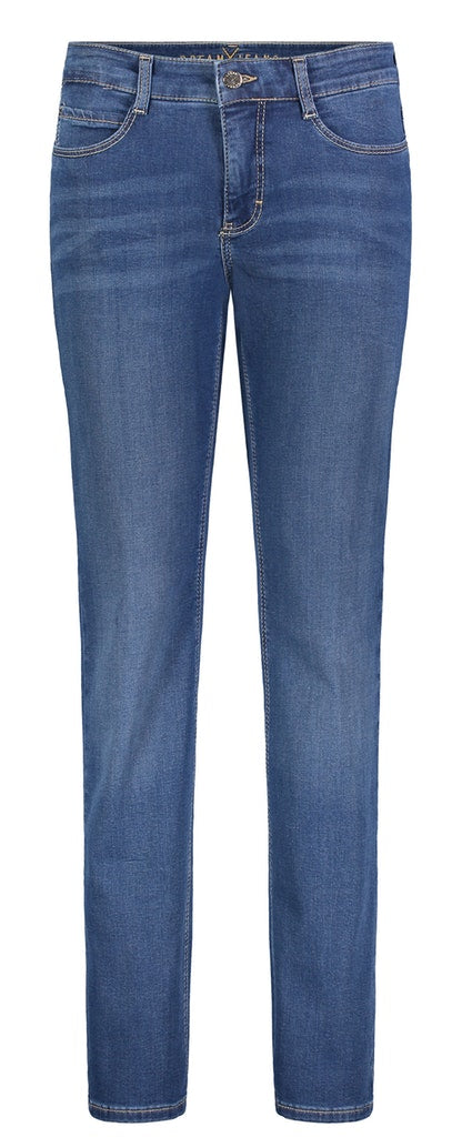 Mac Damen Jeans Mid Blue Authen