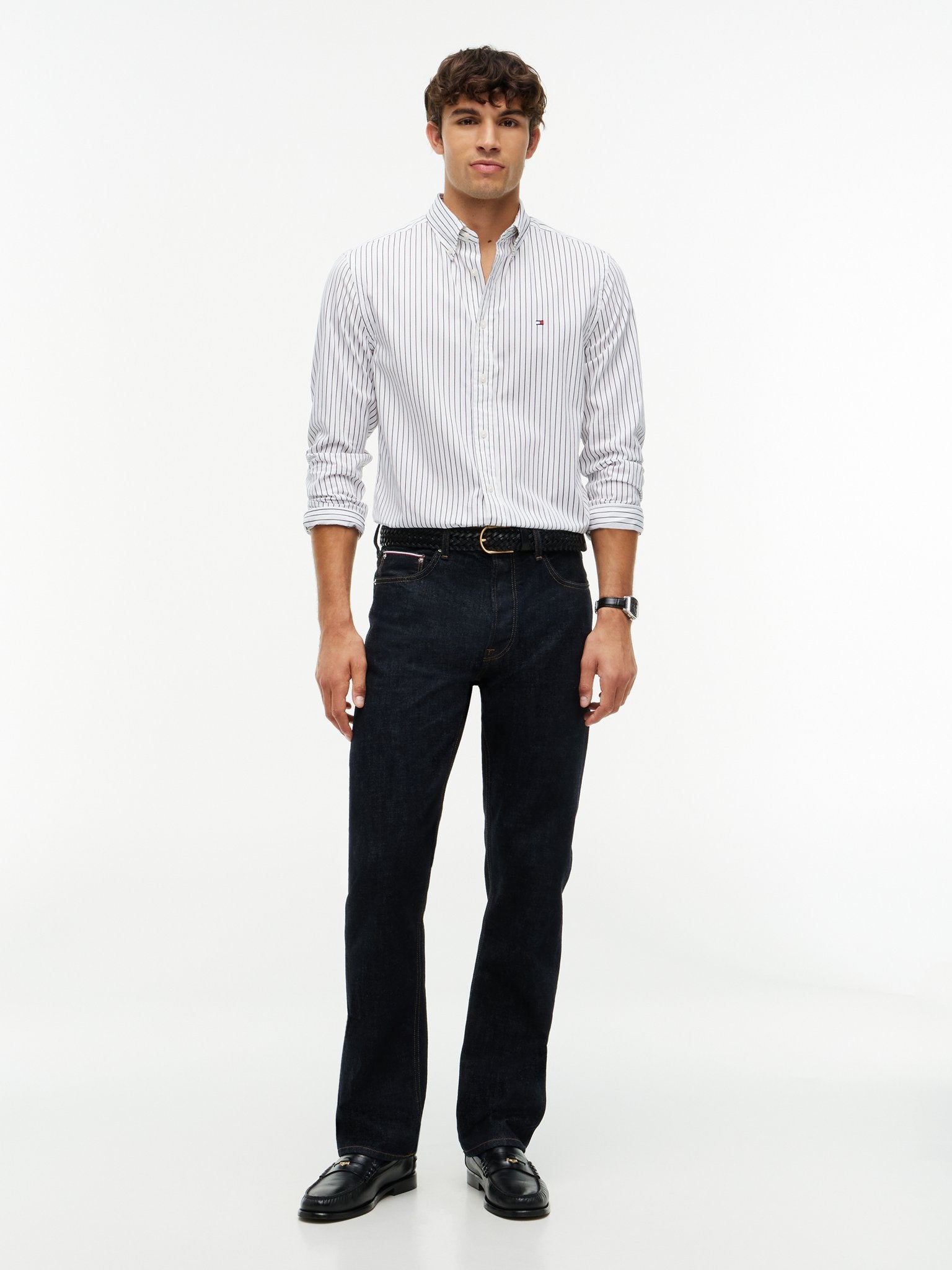 Tommy Hilfiger Herren Hemden Fa White