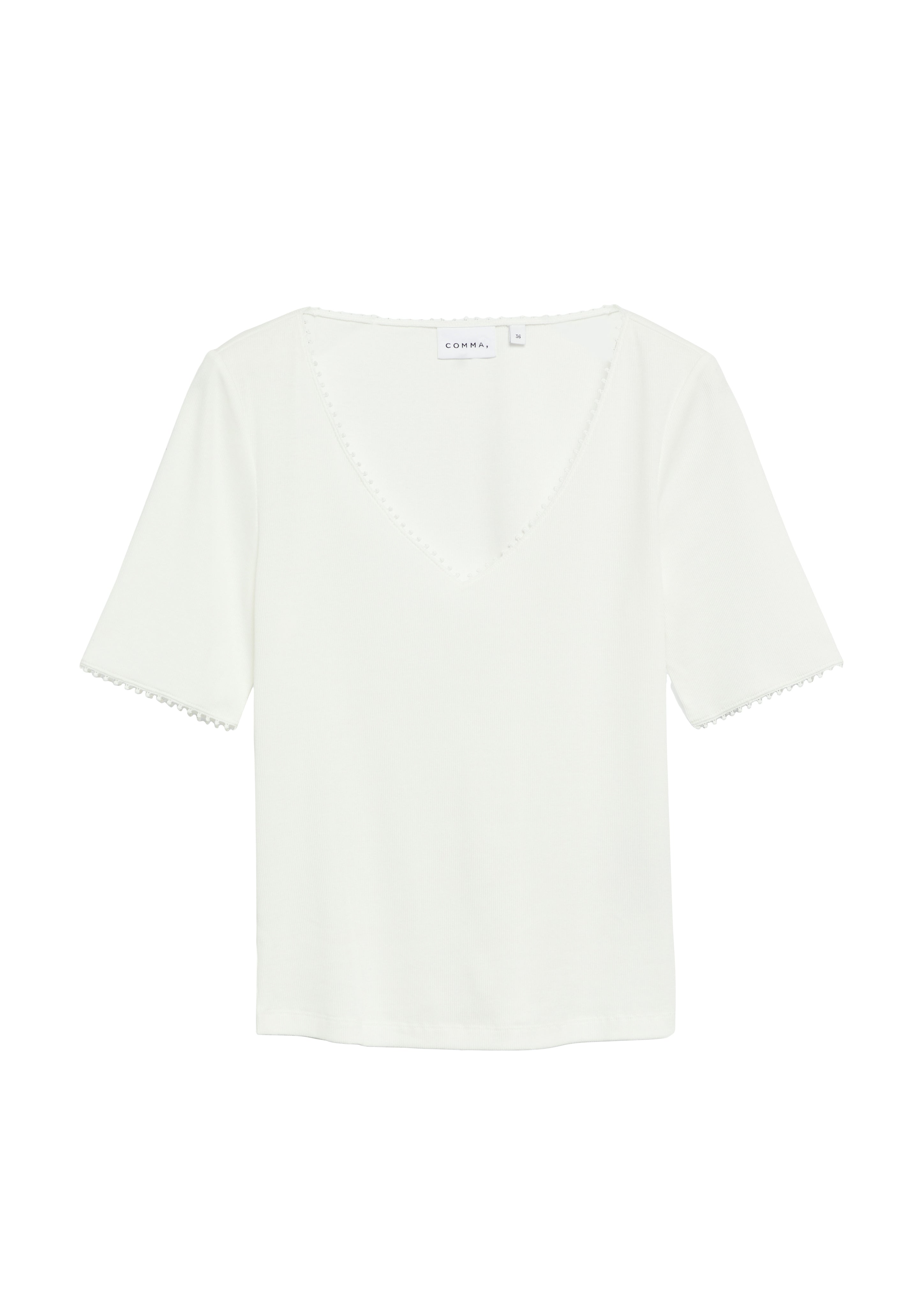 Comma Damen T-Shirts White