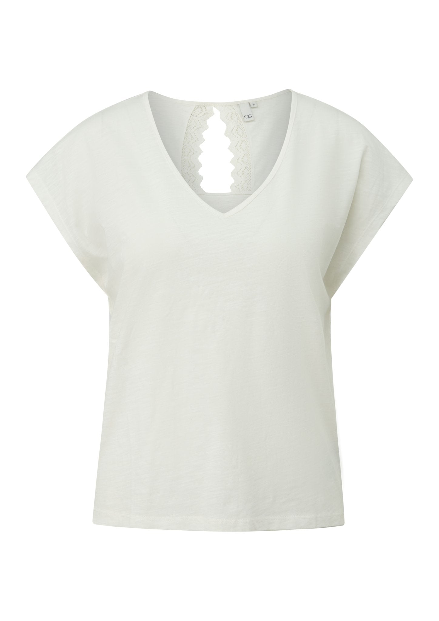 QS by S.Oliver Damen T-Shirts White