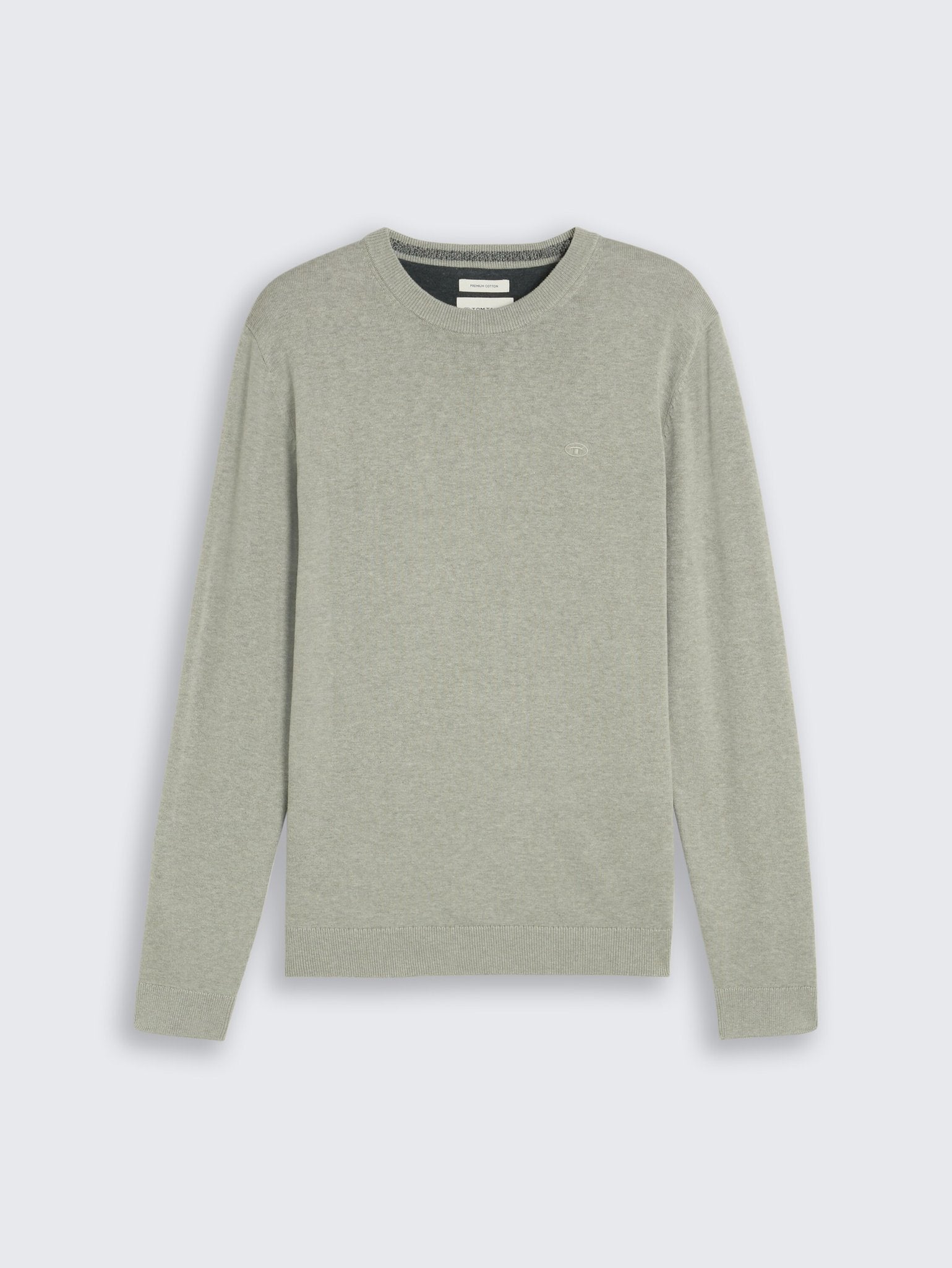 Tom Tailor Herren Pullover Iron Mint Melan