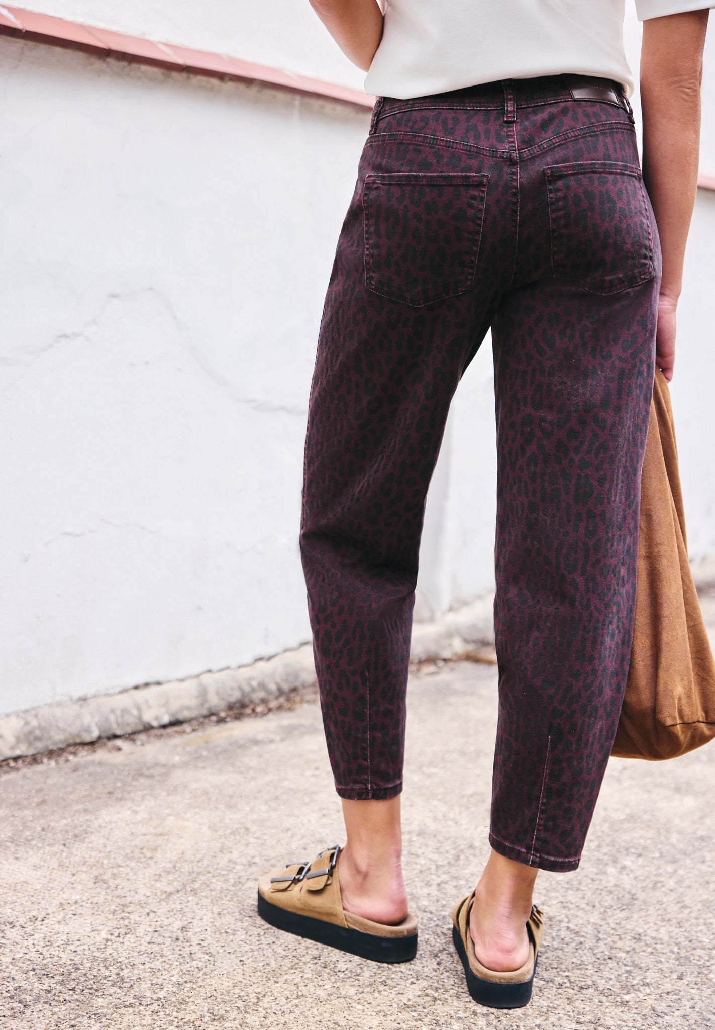 Street One Studio Damen Hosen  Burgundi