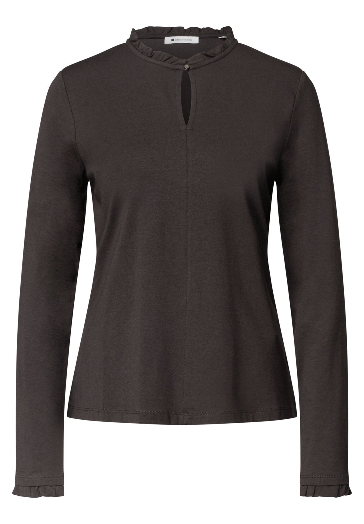 Street One Damen T-Shirts  Black Cof