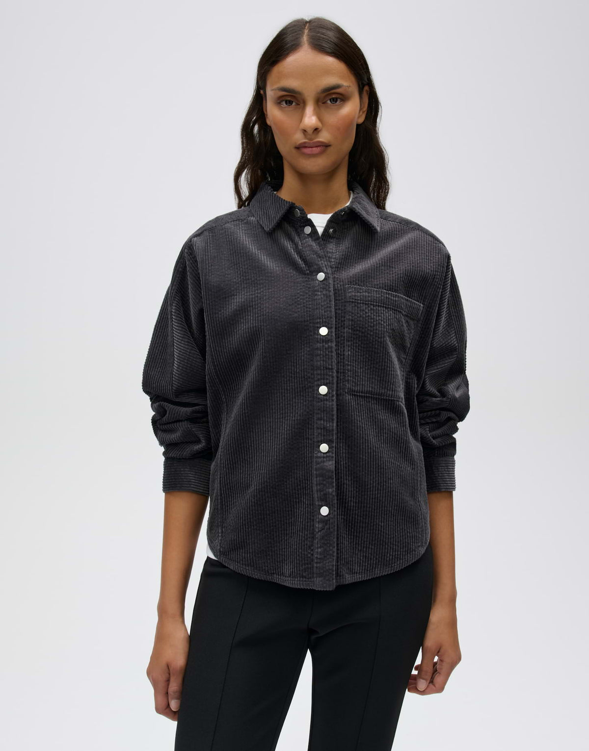 Opus Damen Blusen Anthracite