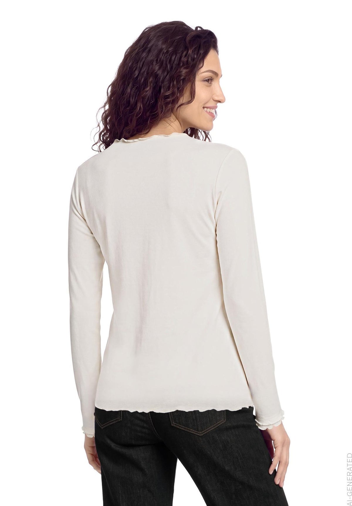 Cartoon Damen T-Shirts White Swan
