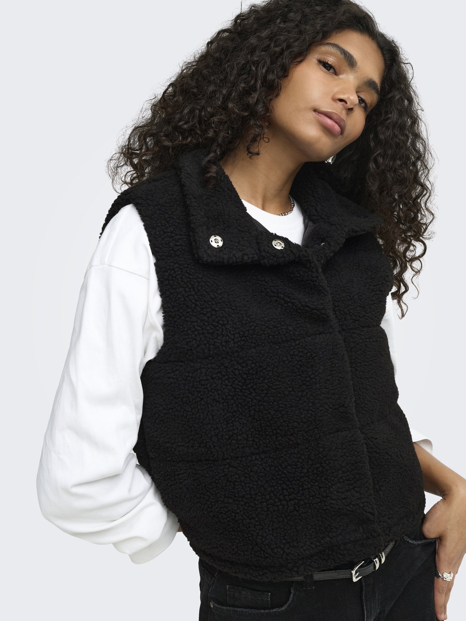 only Damen Outdoorwesten Black