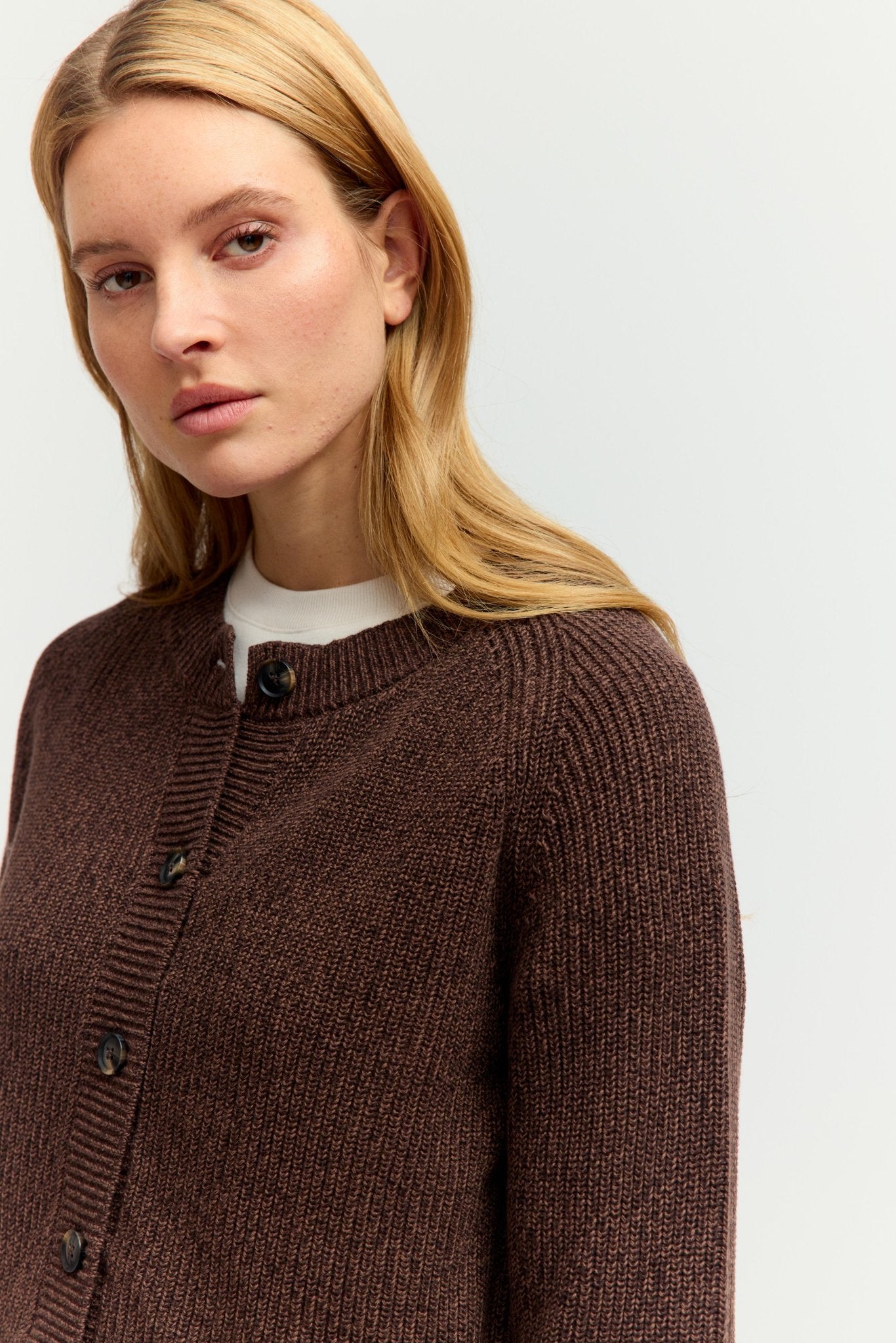 Fashion People Damen Strickjacken  Wood Bicolo