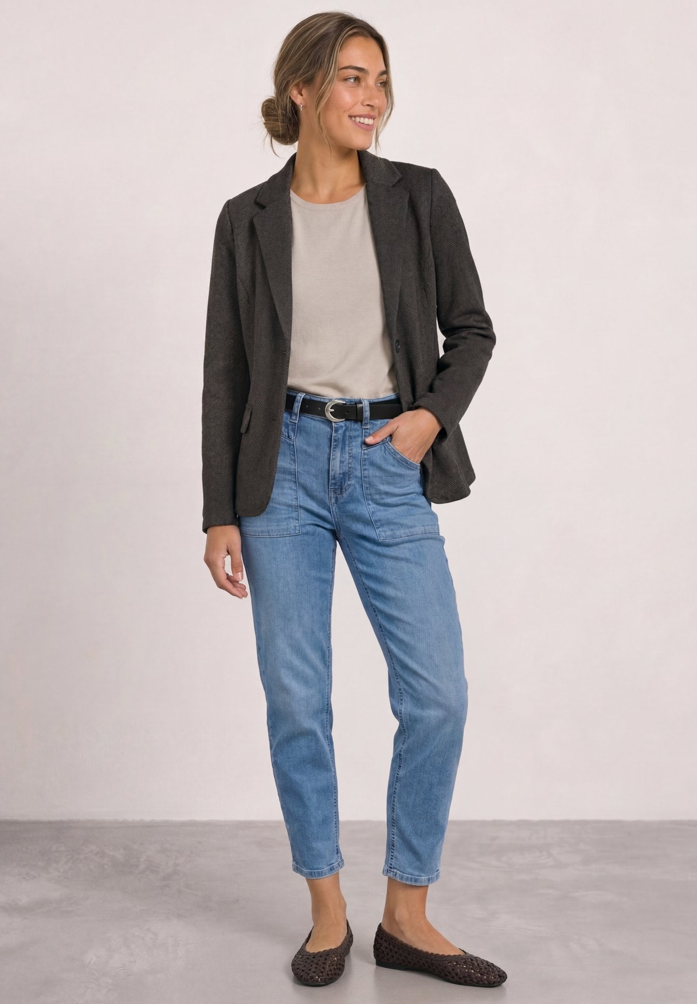 Street One Damen Blazer  Black Cof