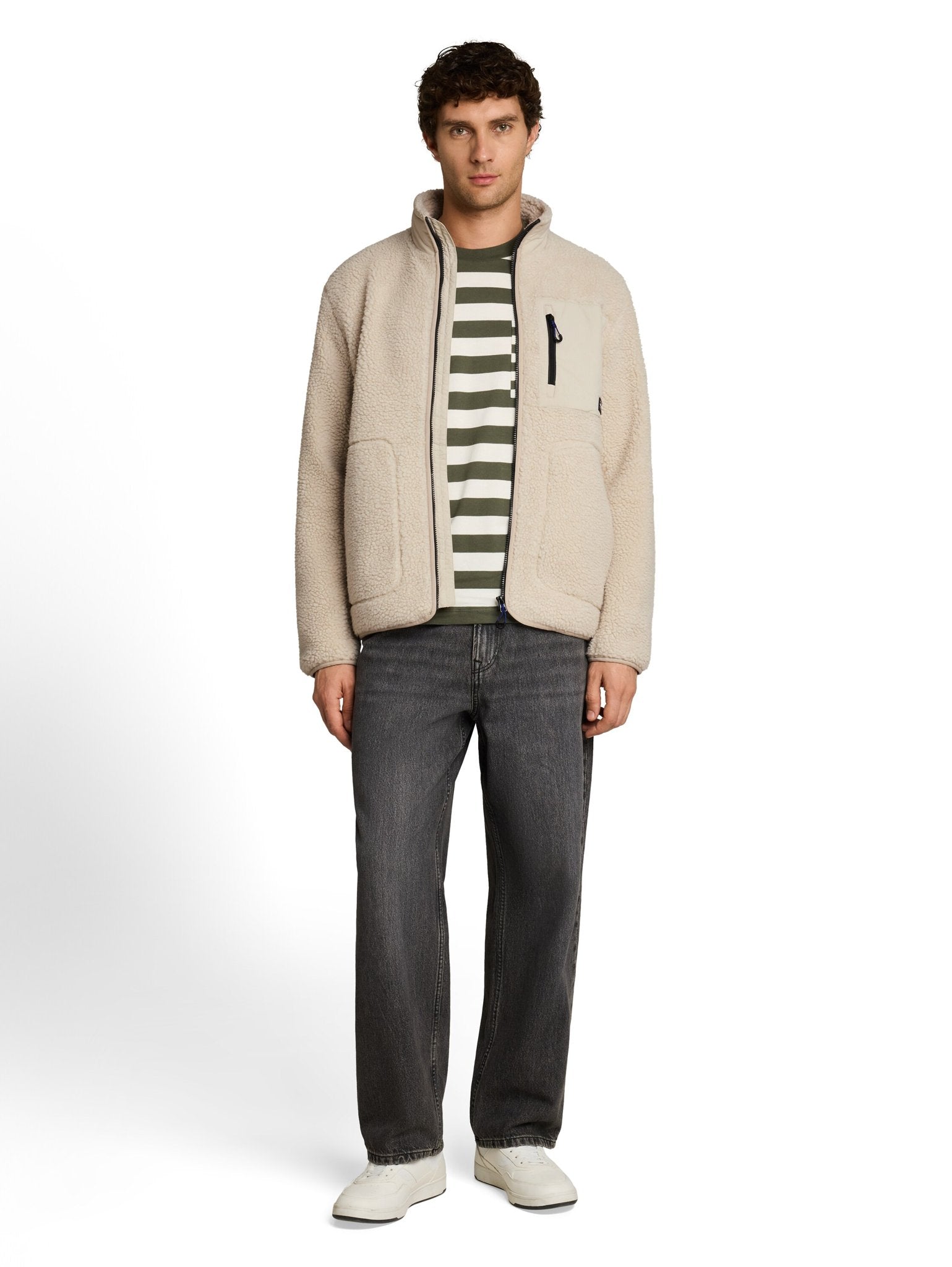 Tom Tailor denim Herren Jacken Dusty Beige