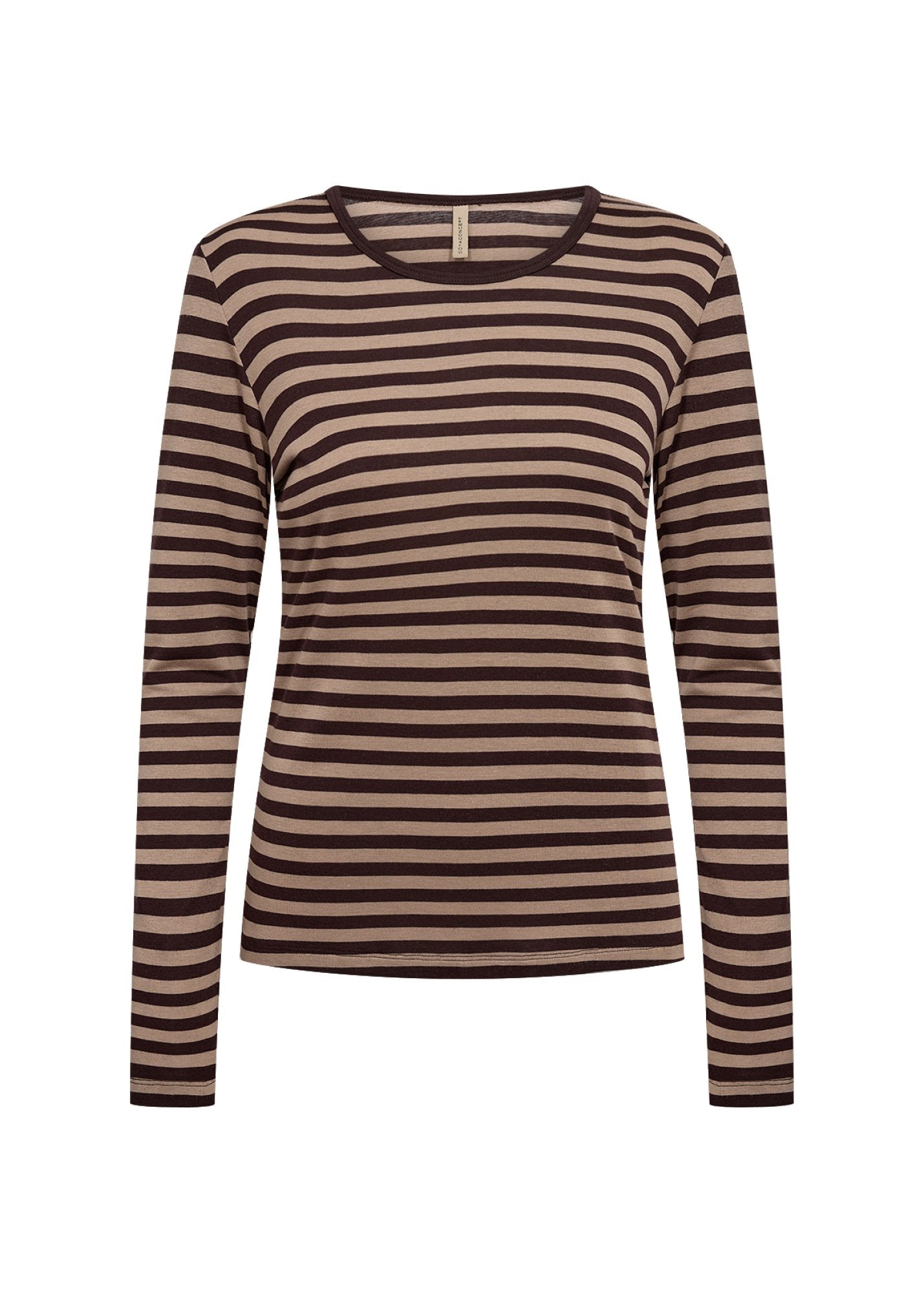 Soya Concept Damen T-Shirts Camel Combi