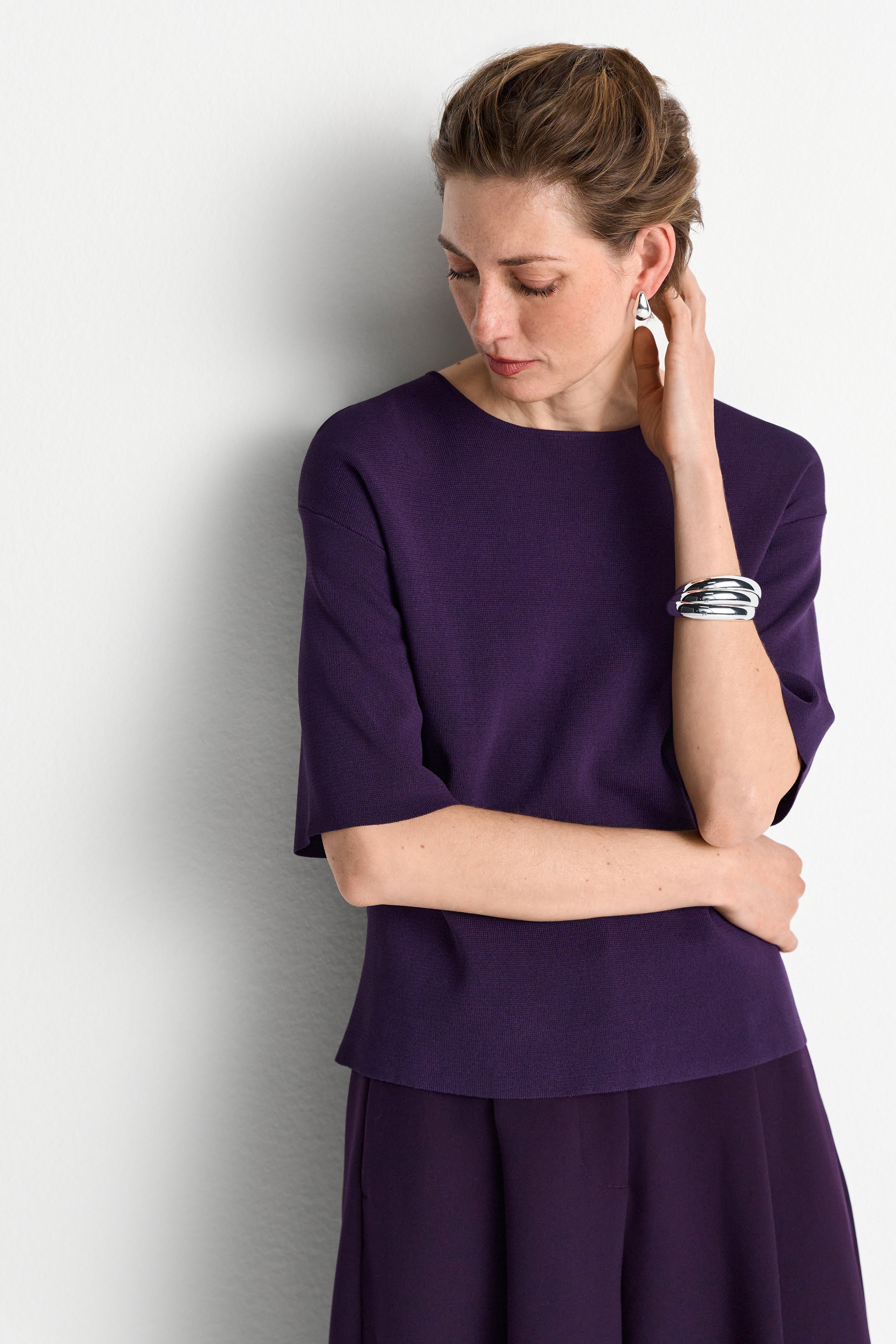 Rich & Royal Damen Pullover Mulberry