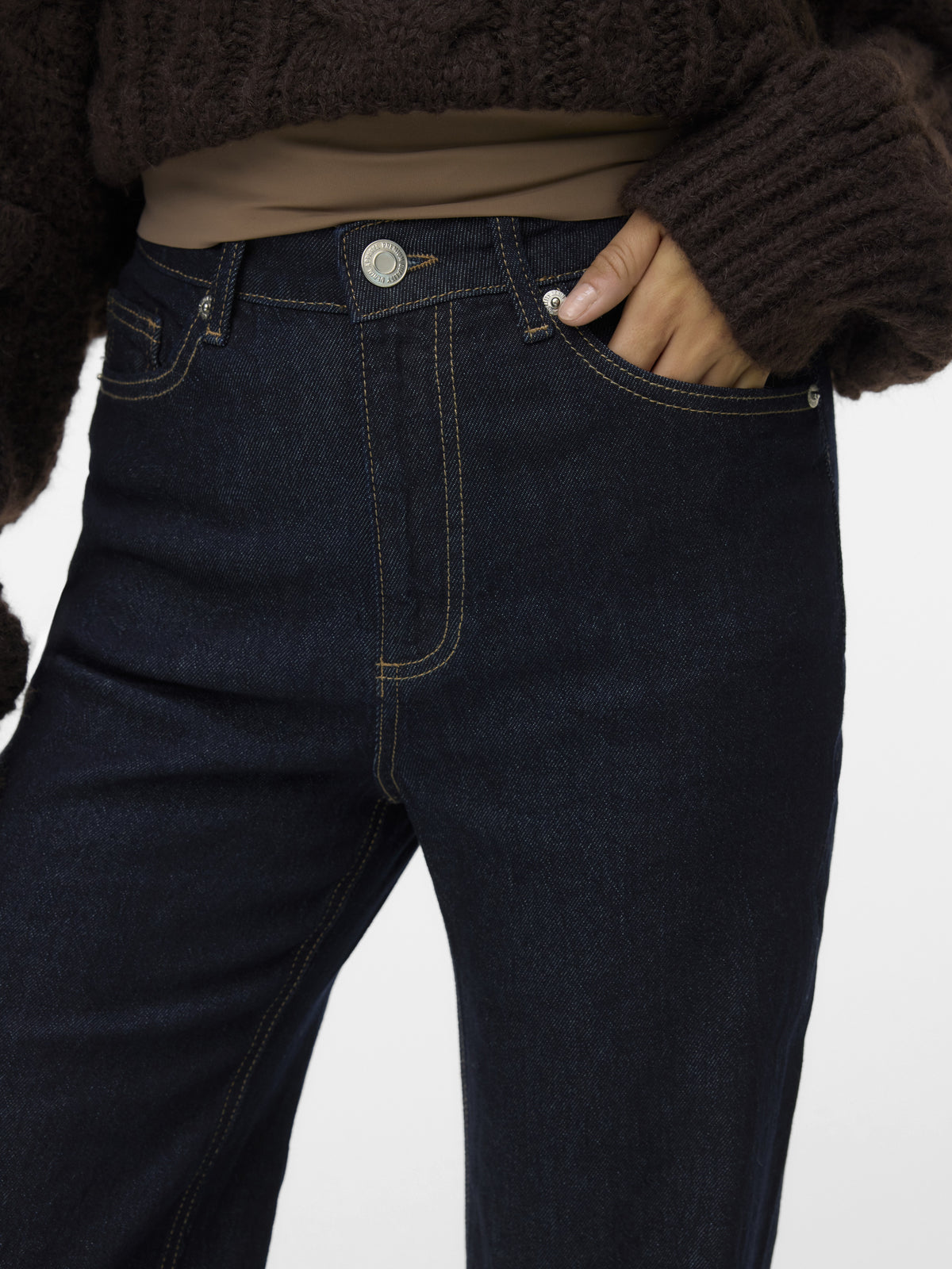 Vero Moda Damen Jeans Dark Blue Denim