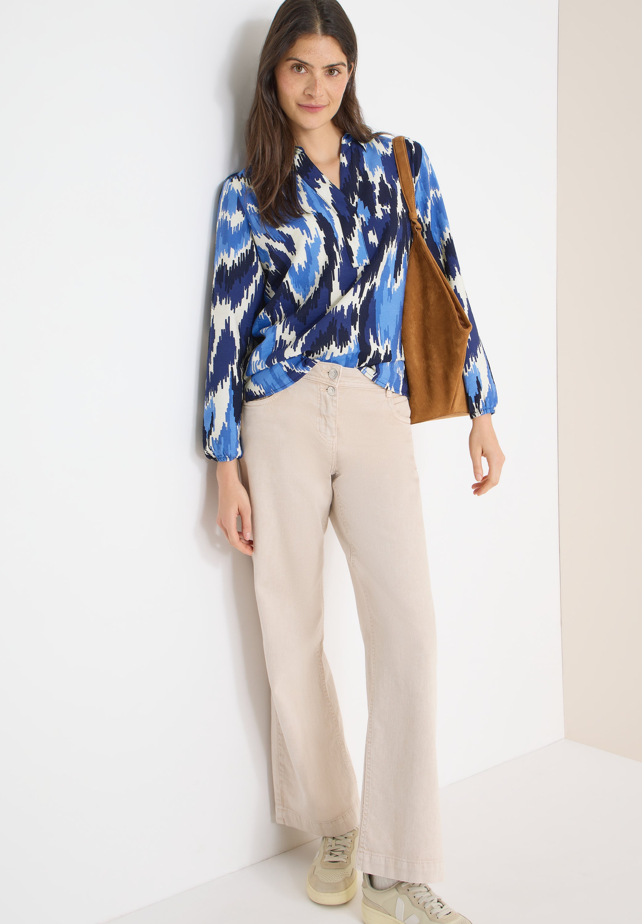 Cecil Damen Blusen Cloud Blu