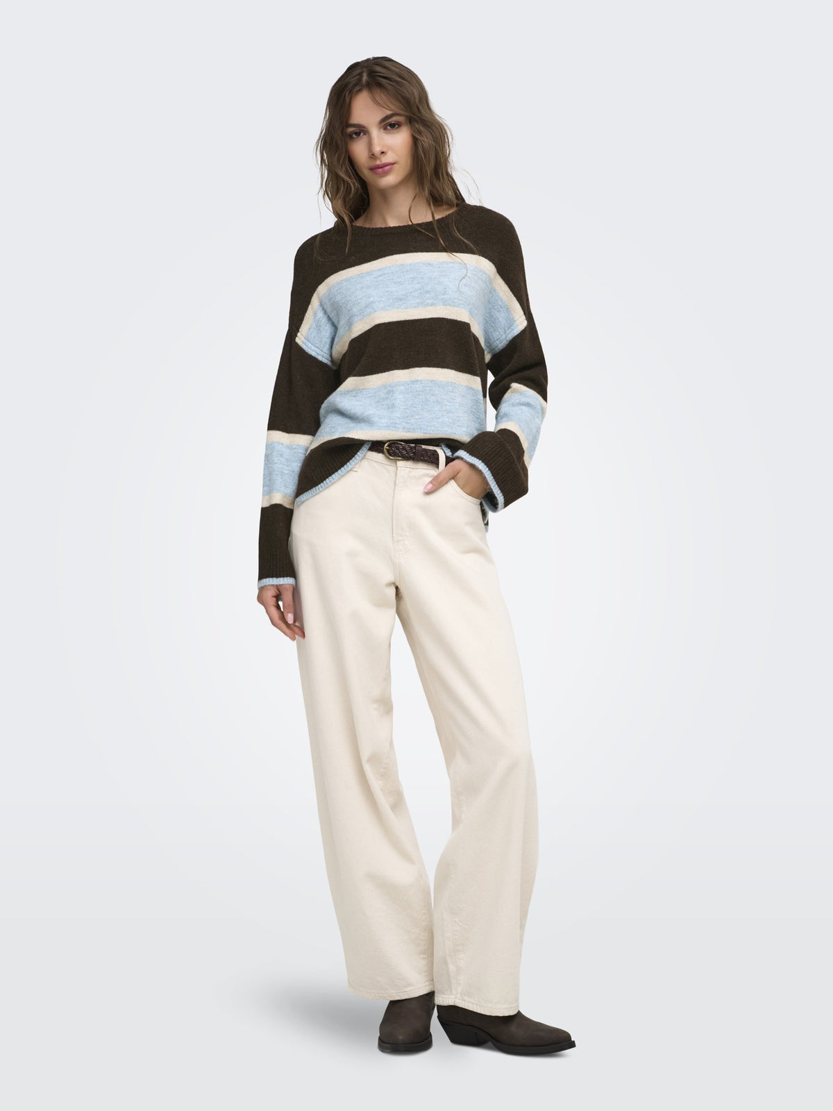 Only Damen Pullover Demitasse/Birch