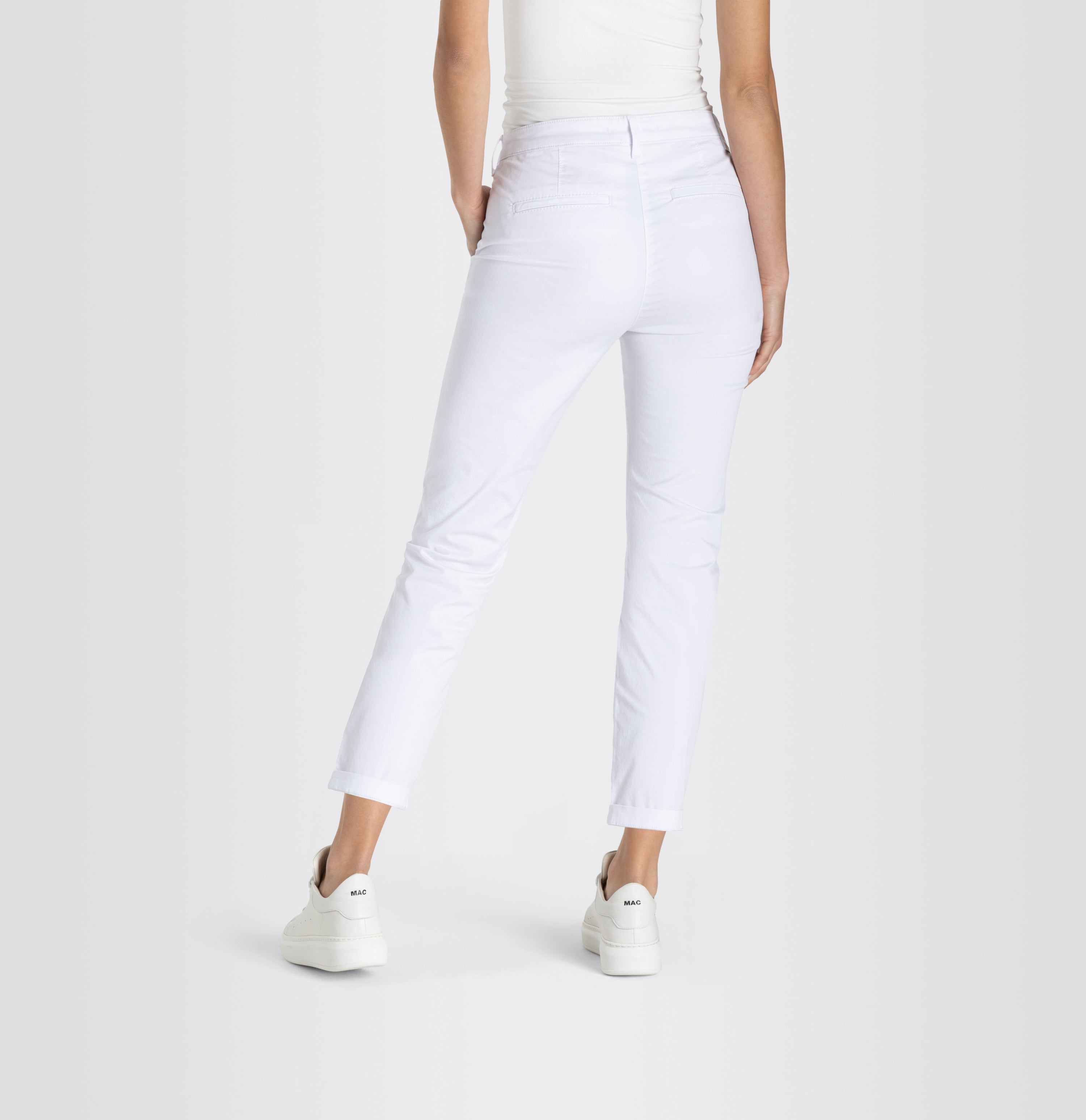 Mac Damen Hosen White