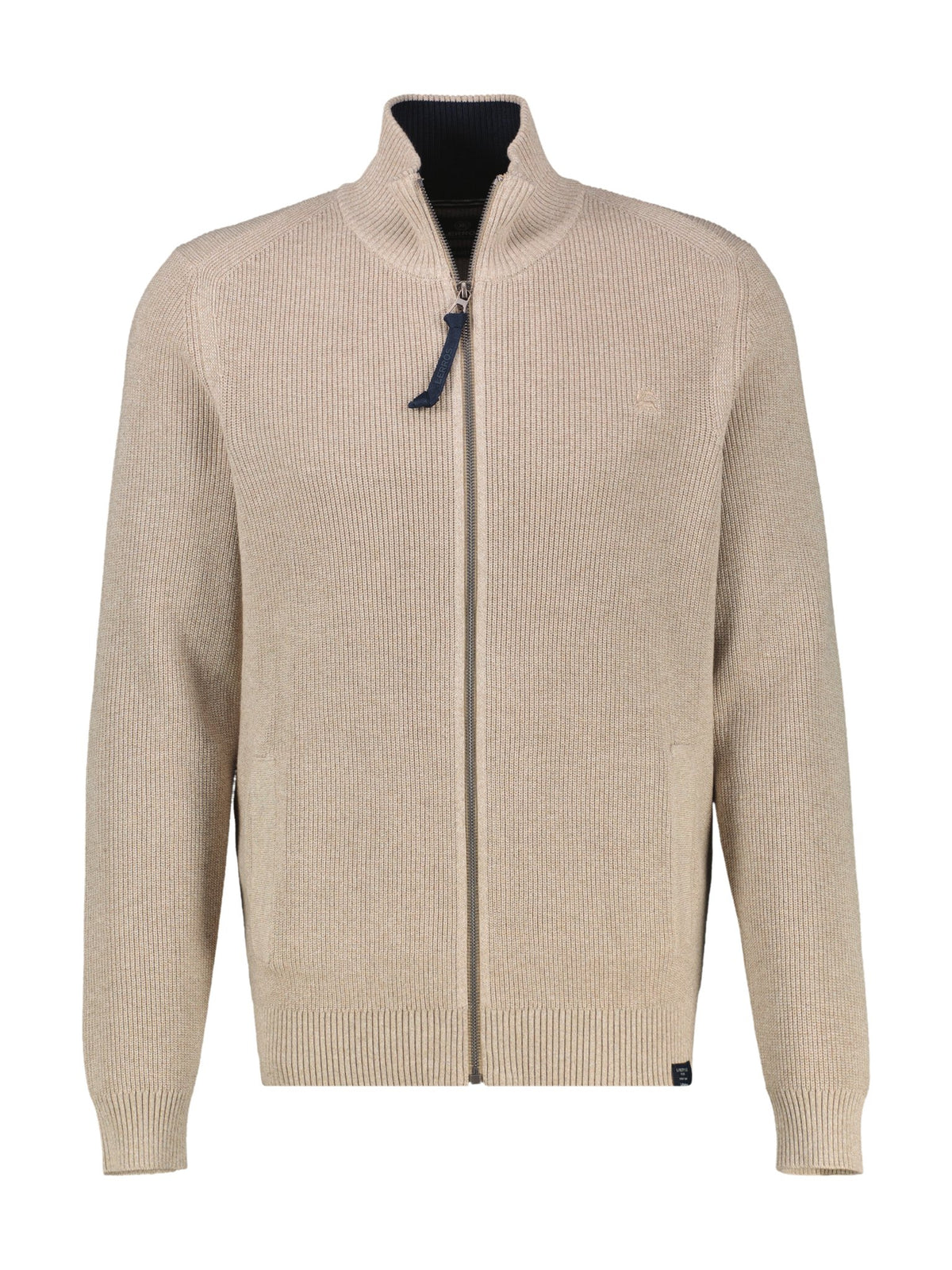 Lerros Herren Strickjacken Gravel Beige Me