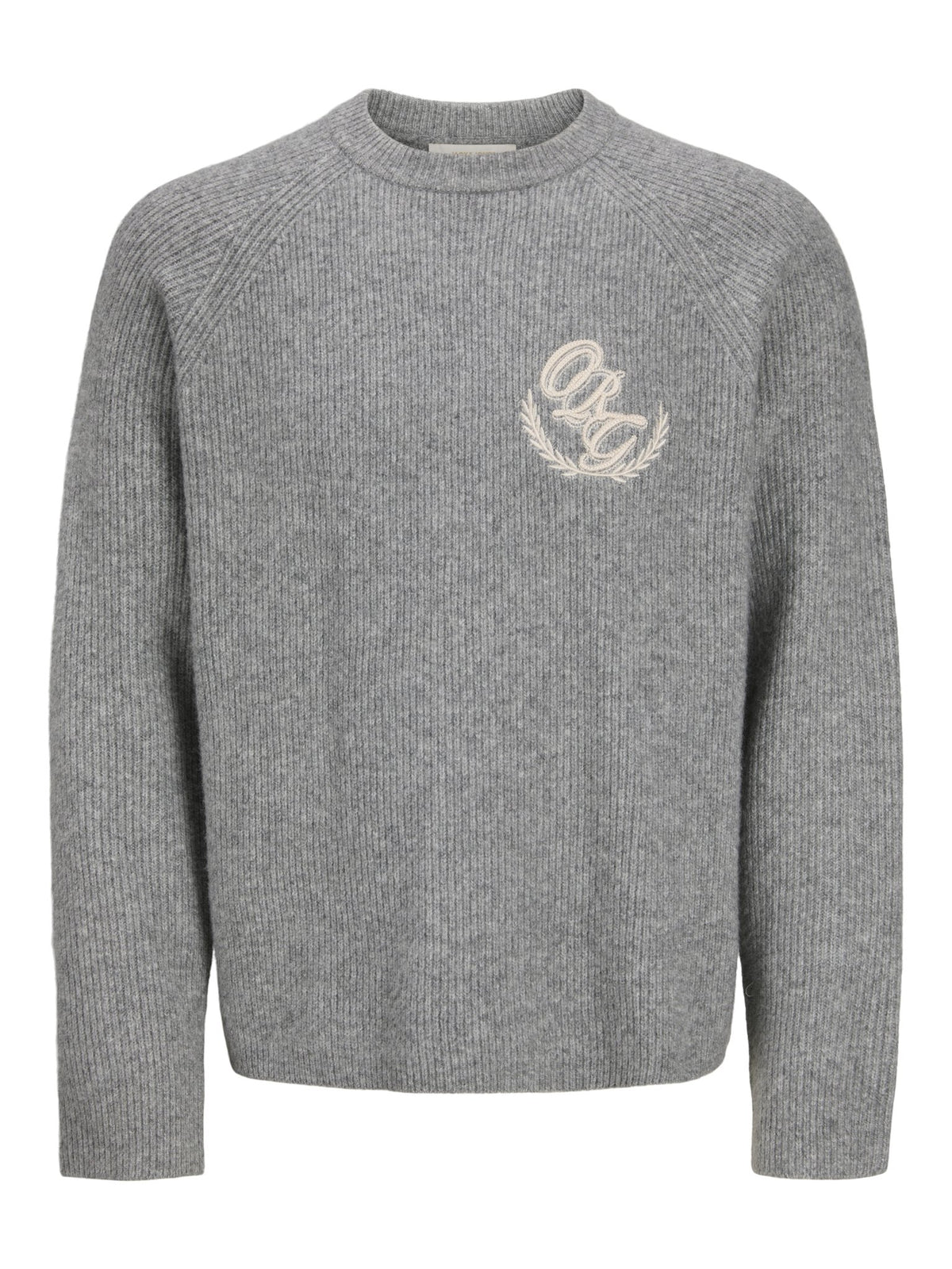Jack & Jones Herren Pullover Light Grey Mela