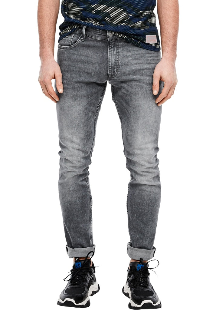 QS by S.Oliver Herren Jeans Grey Stret